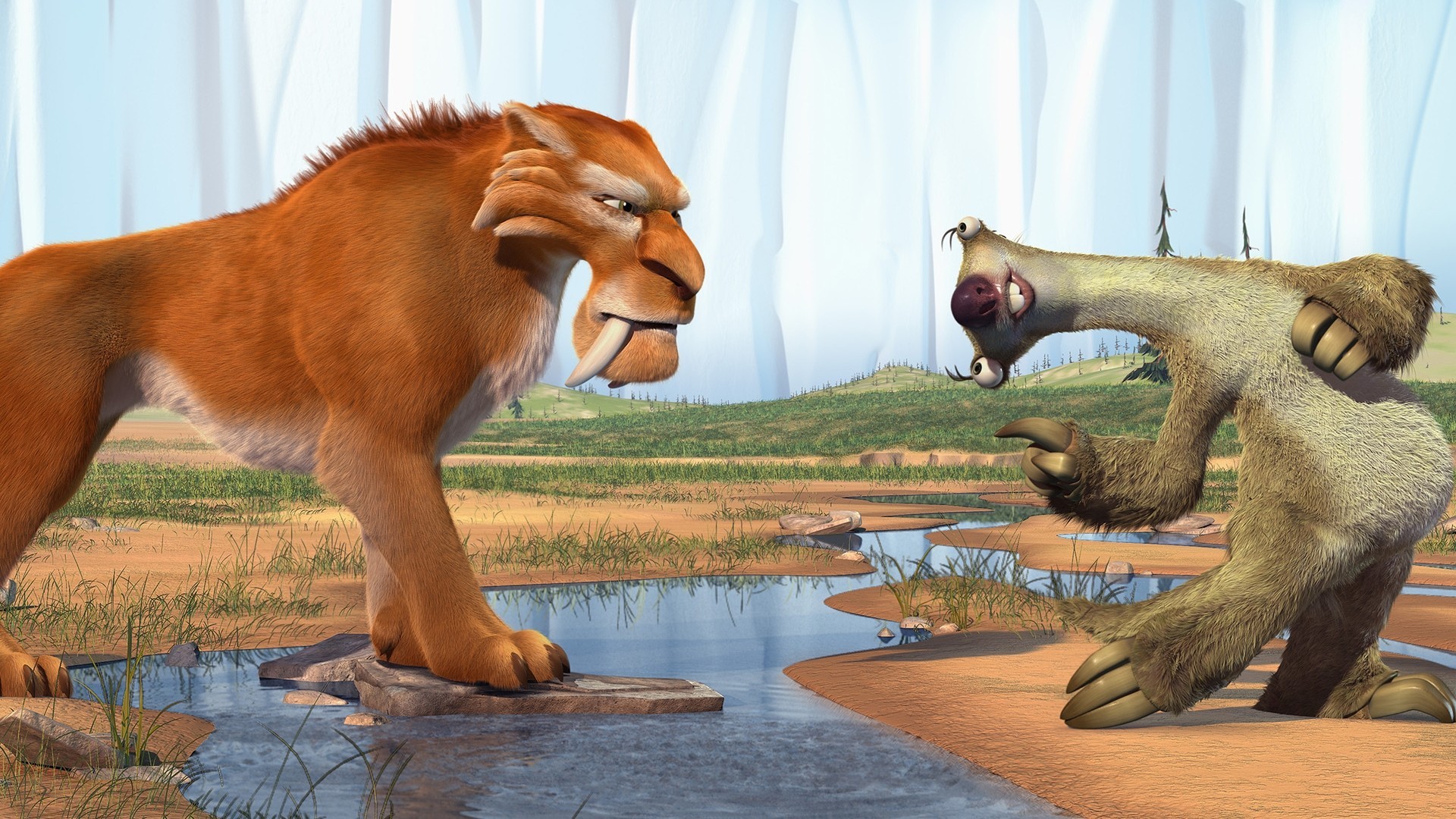 Movies Ice Age Ice Age The Meltdown Animated Movies 1920x1080