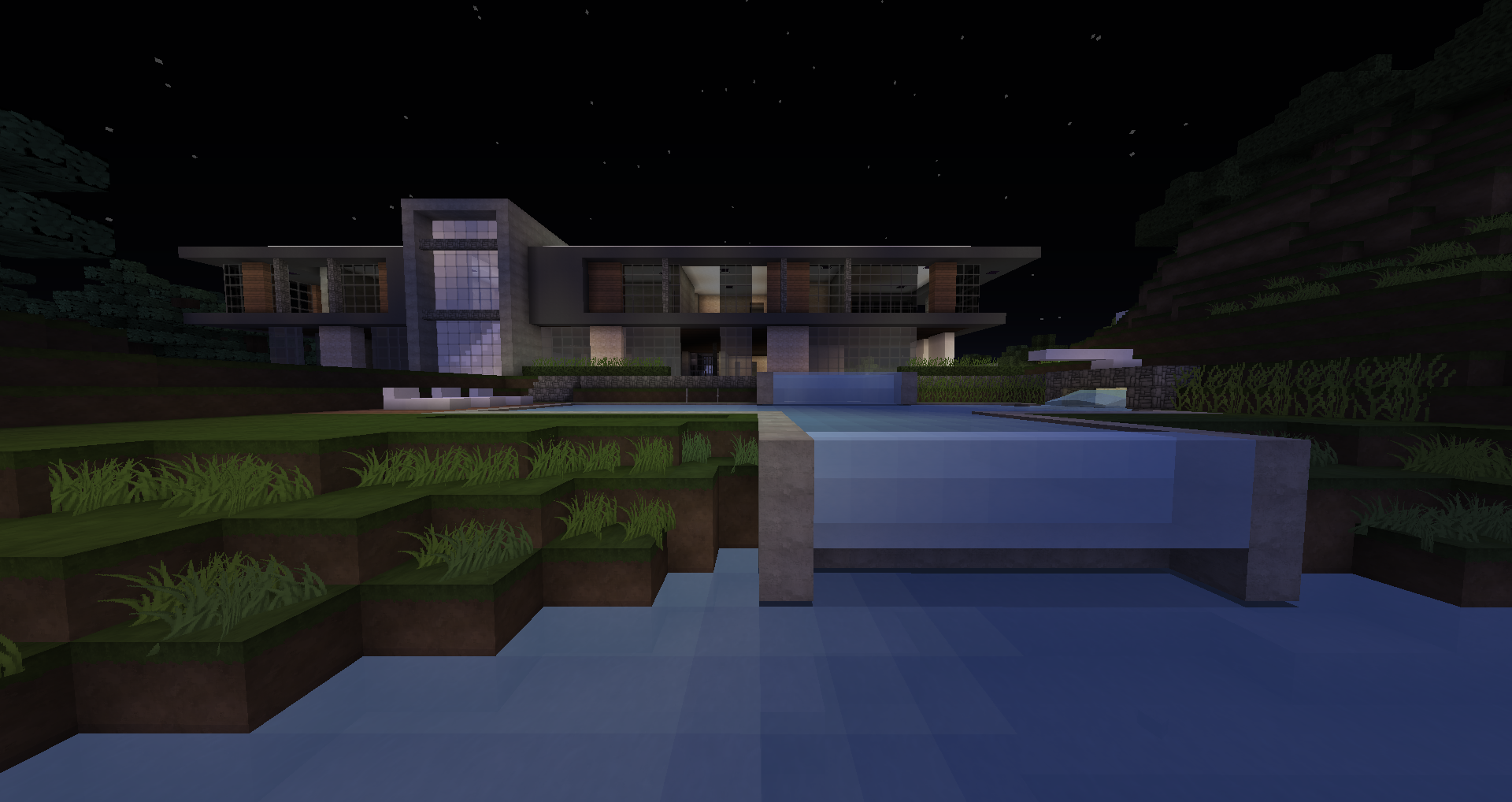 House Modern Mansions Architecture Minecraft 1920x1018