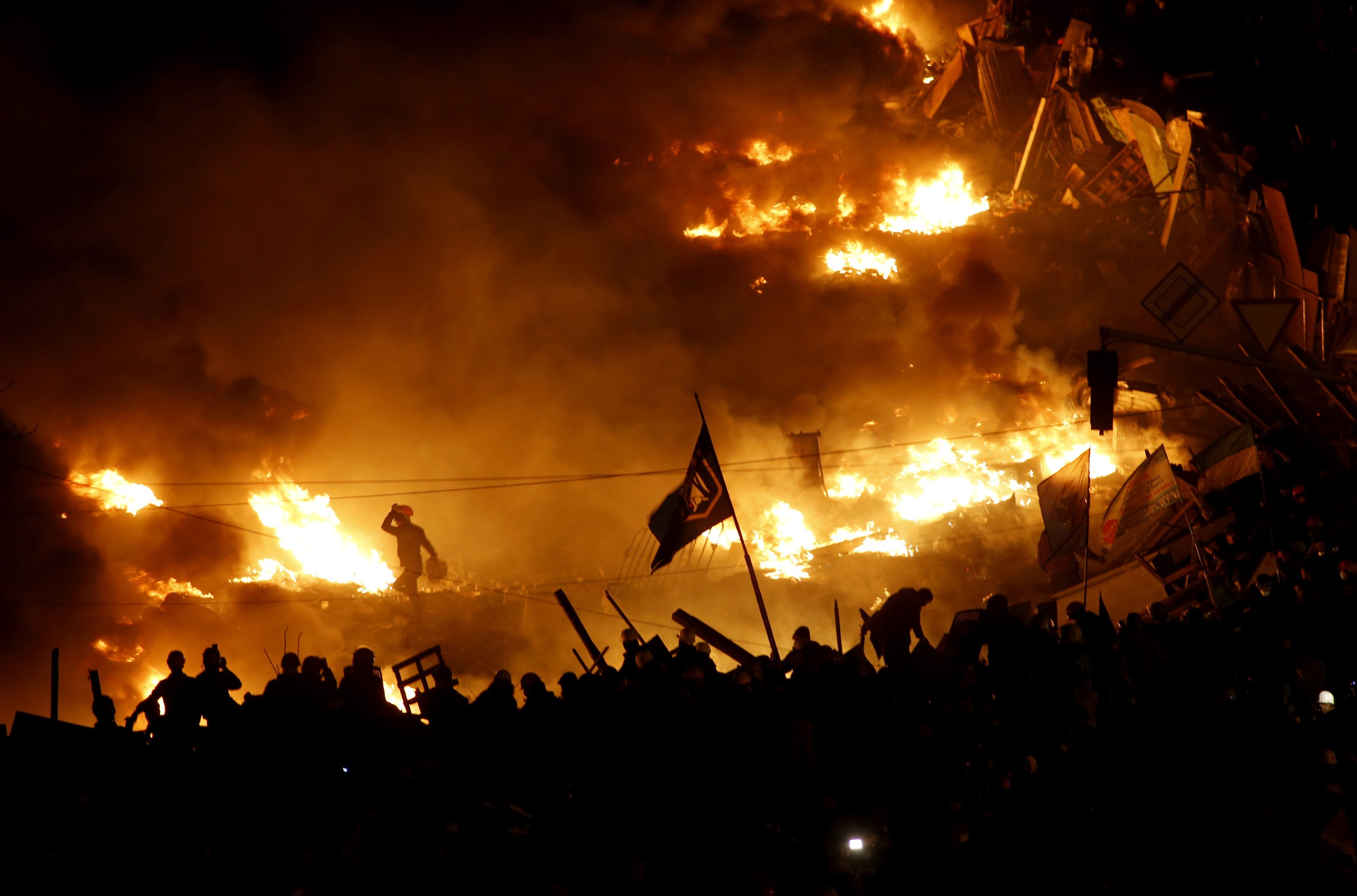 Ukraine Ukrainian Maidan Kyiv Terrorist 3500x2310