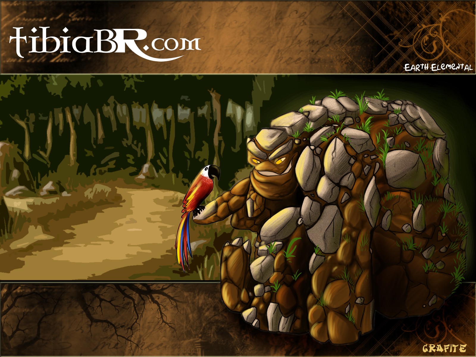 Tibia PC Gaming RPG Creature Drawing 1600x1200