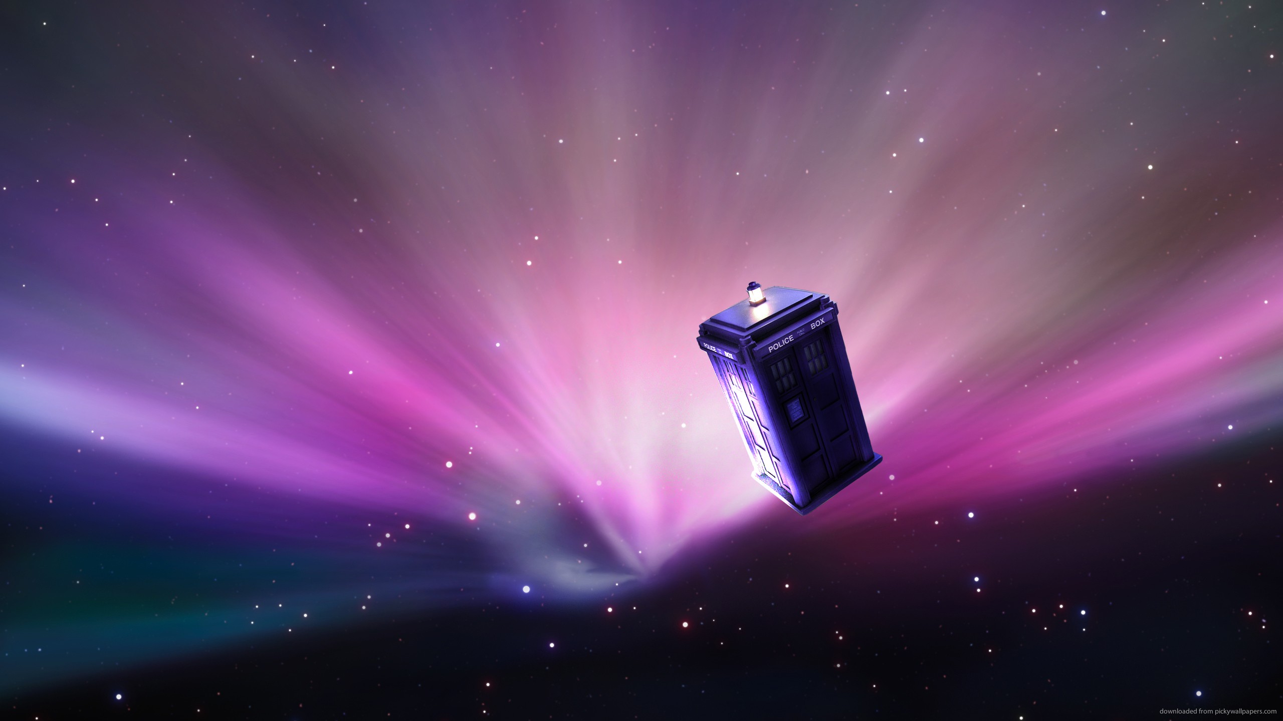 Doctor Who TARDiS Spaceship 2560x1440