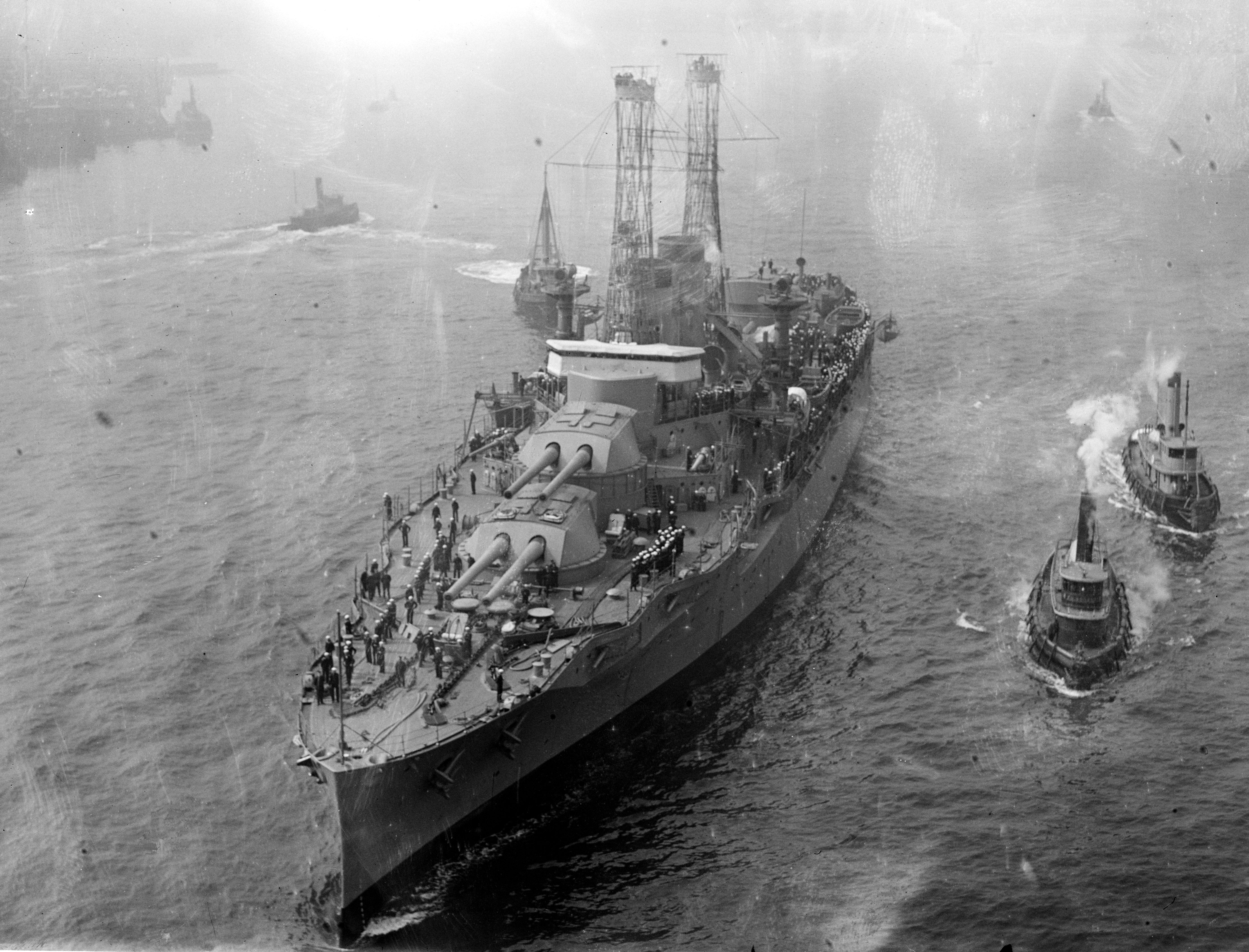Warship Military Monochrome Old Photos 4444x3388