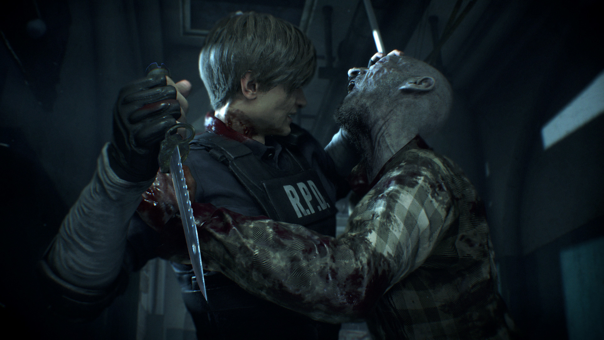 Resident Evil 2 Video Games Claire Redfield Leon Kennedy Capcom Racoon City Resident Evil 1920x1080