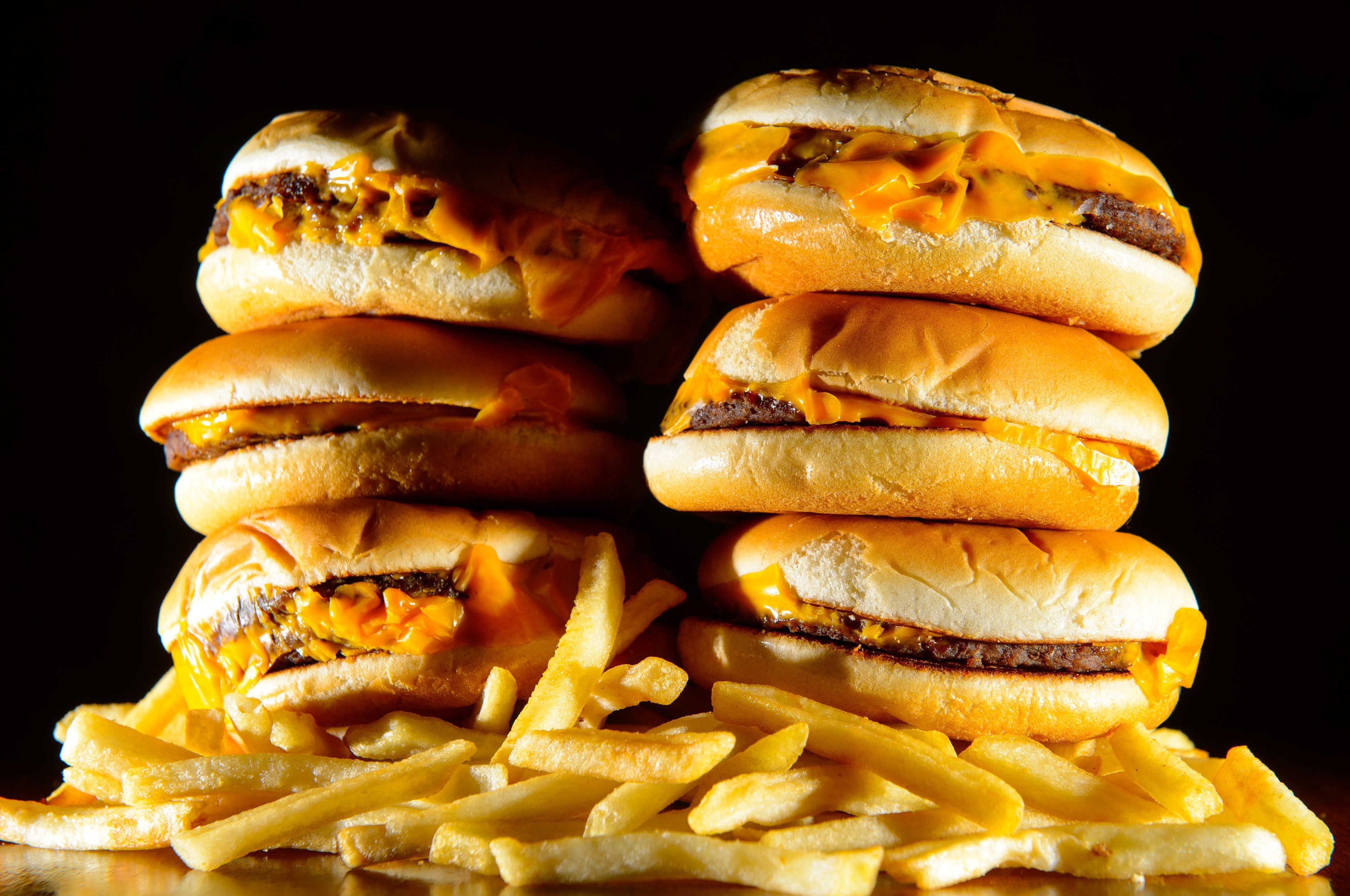Fries Burgers Food Cheddar 3500x2323