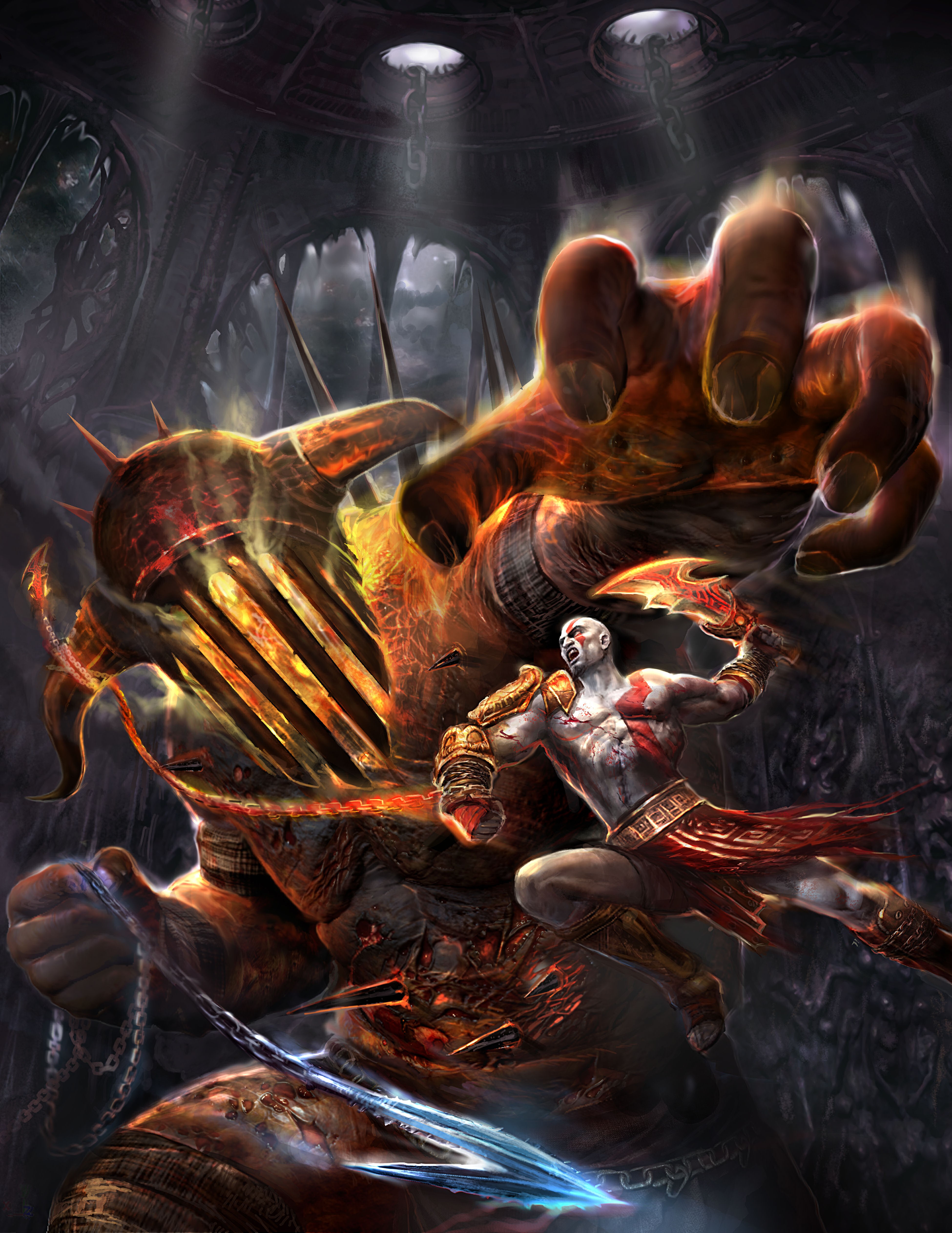 Video Games God Of War Artwork God Of War Iii 3900x5047