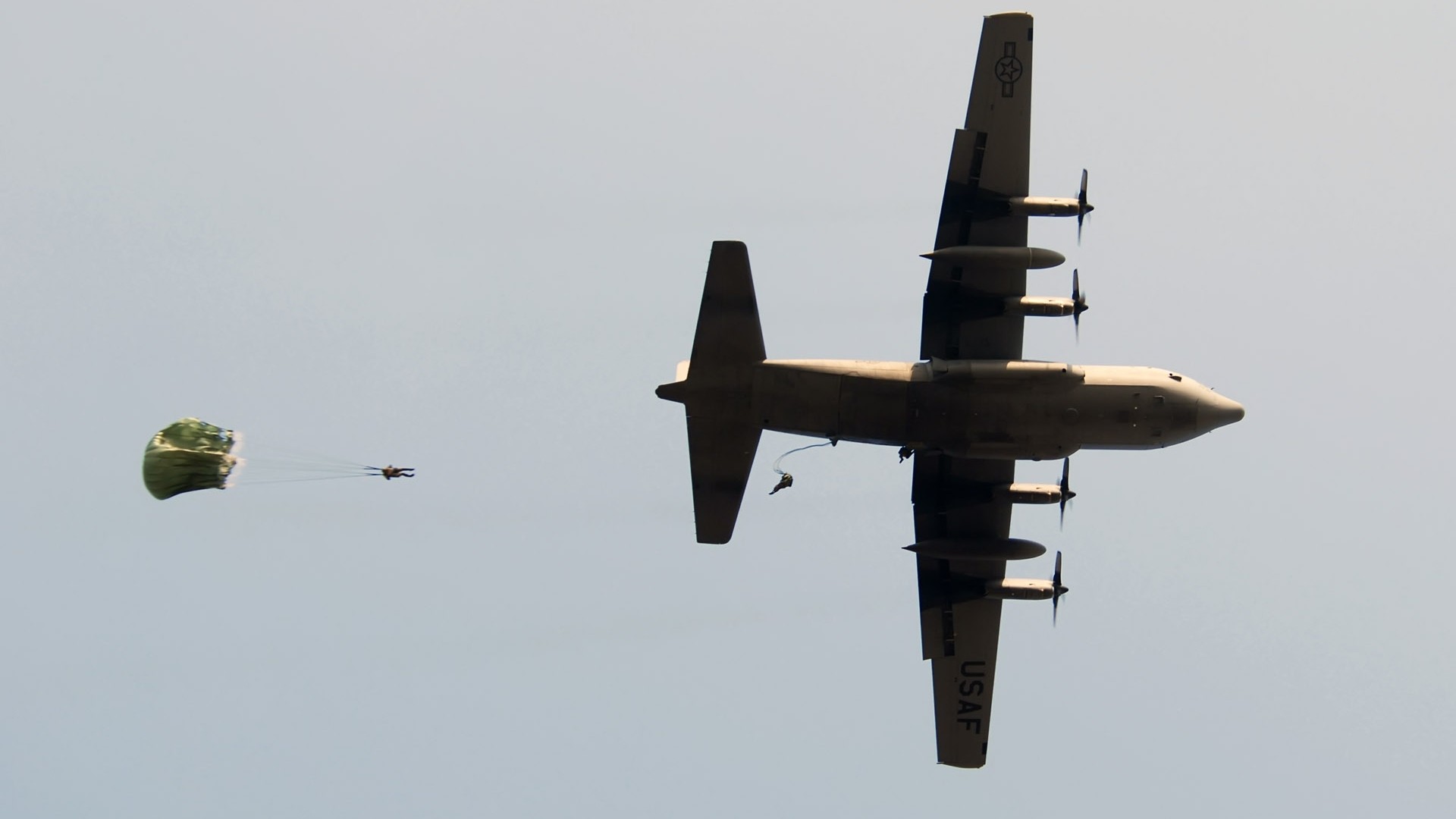 Military Aircraft Airplane Sky Jets Lockheed C 130 Hercules Military Aircraft 1920x1080