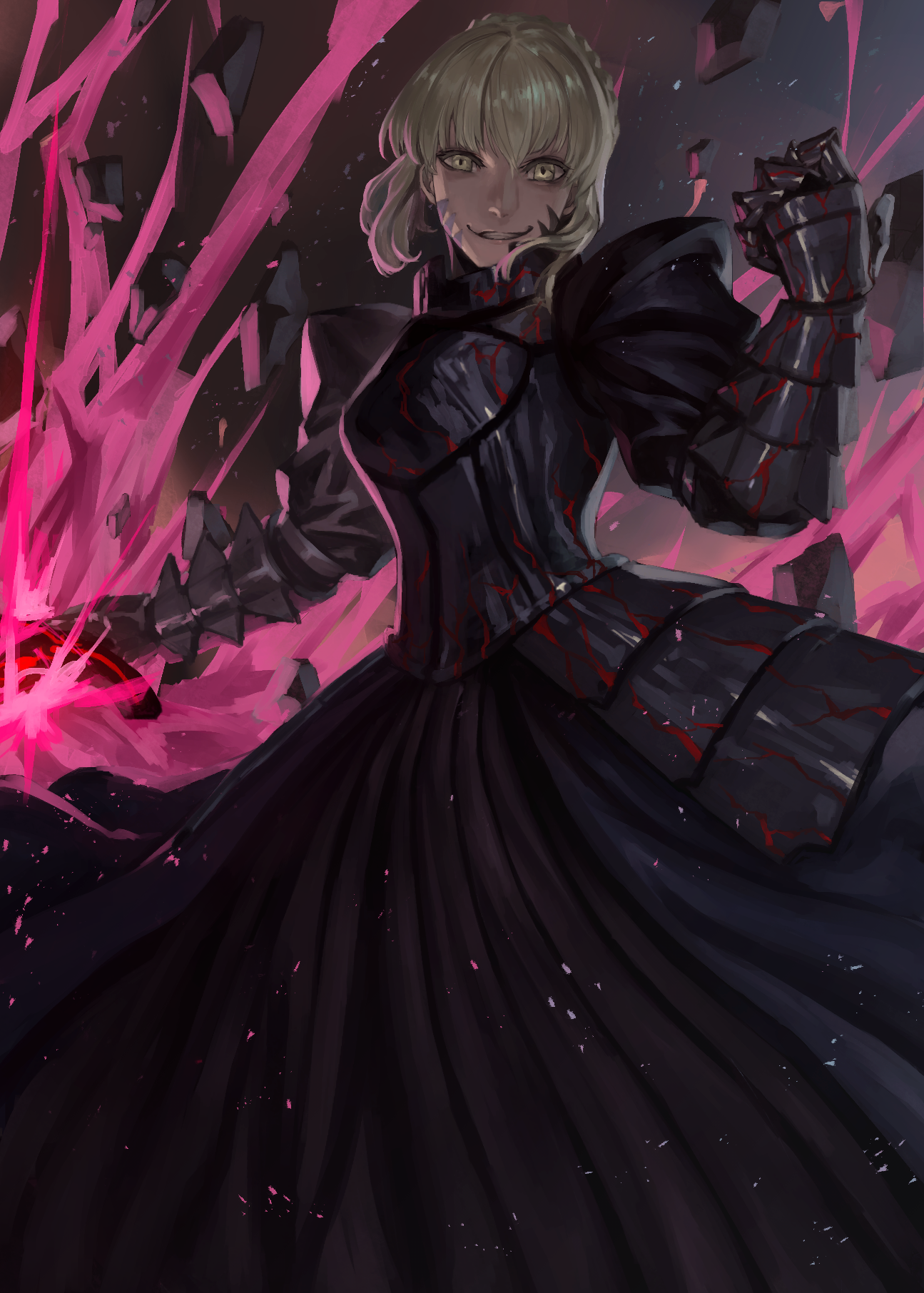 Anime Girls Anime Fate Grand Order Saber Alter Fate Series Fate Stay Night Peperon 1295x1812
