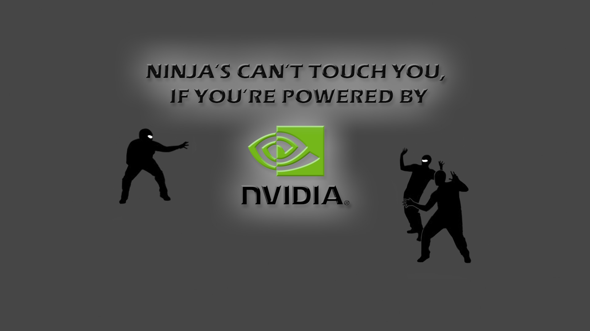 Nvidia Logo Ninjas 1920x1080