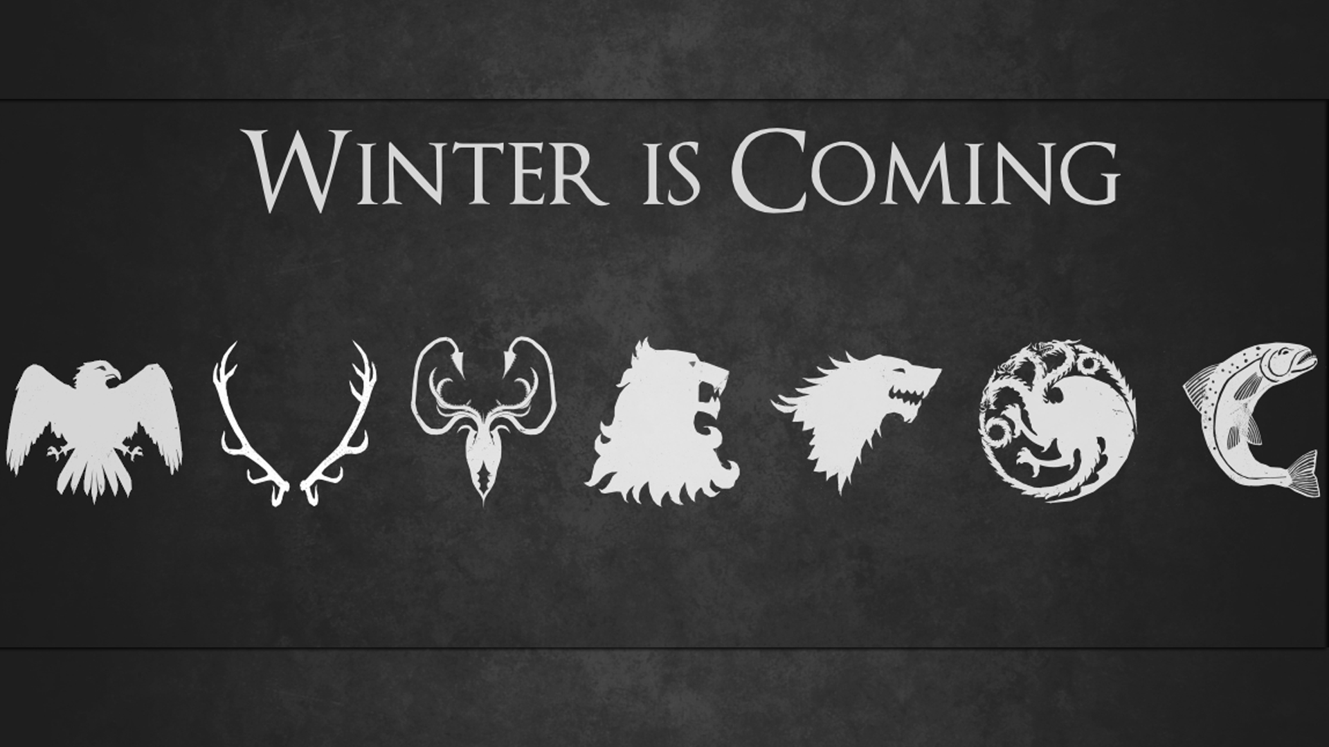 Game Of Thrones Sigils Winter Is Coming 1920x1080