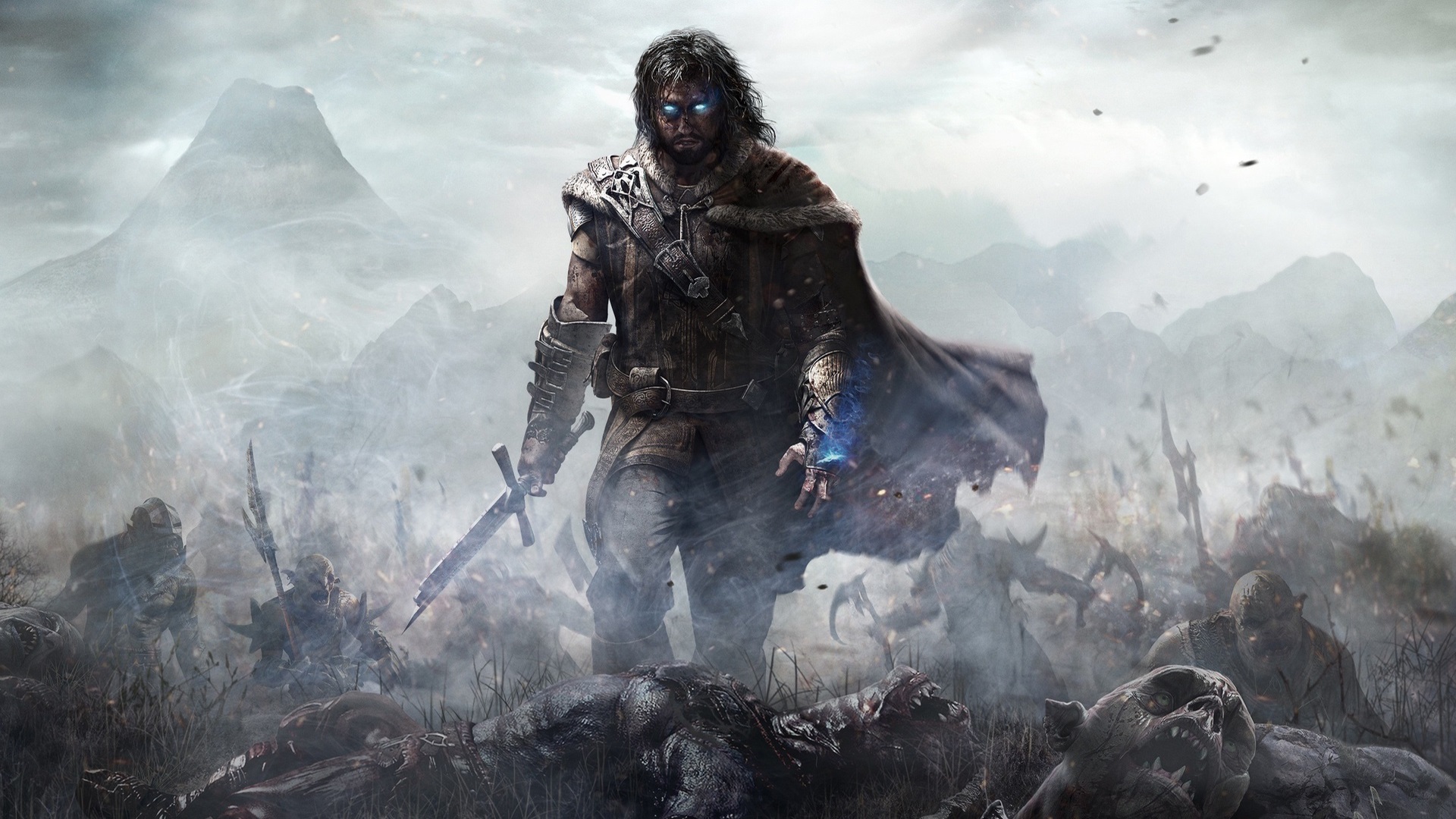 Middle Earth Shadow Of Mordor Video Games The Lord Of The Rings Artwork Fantasy Art Orc Orcs Men Swo 1920x1080