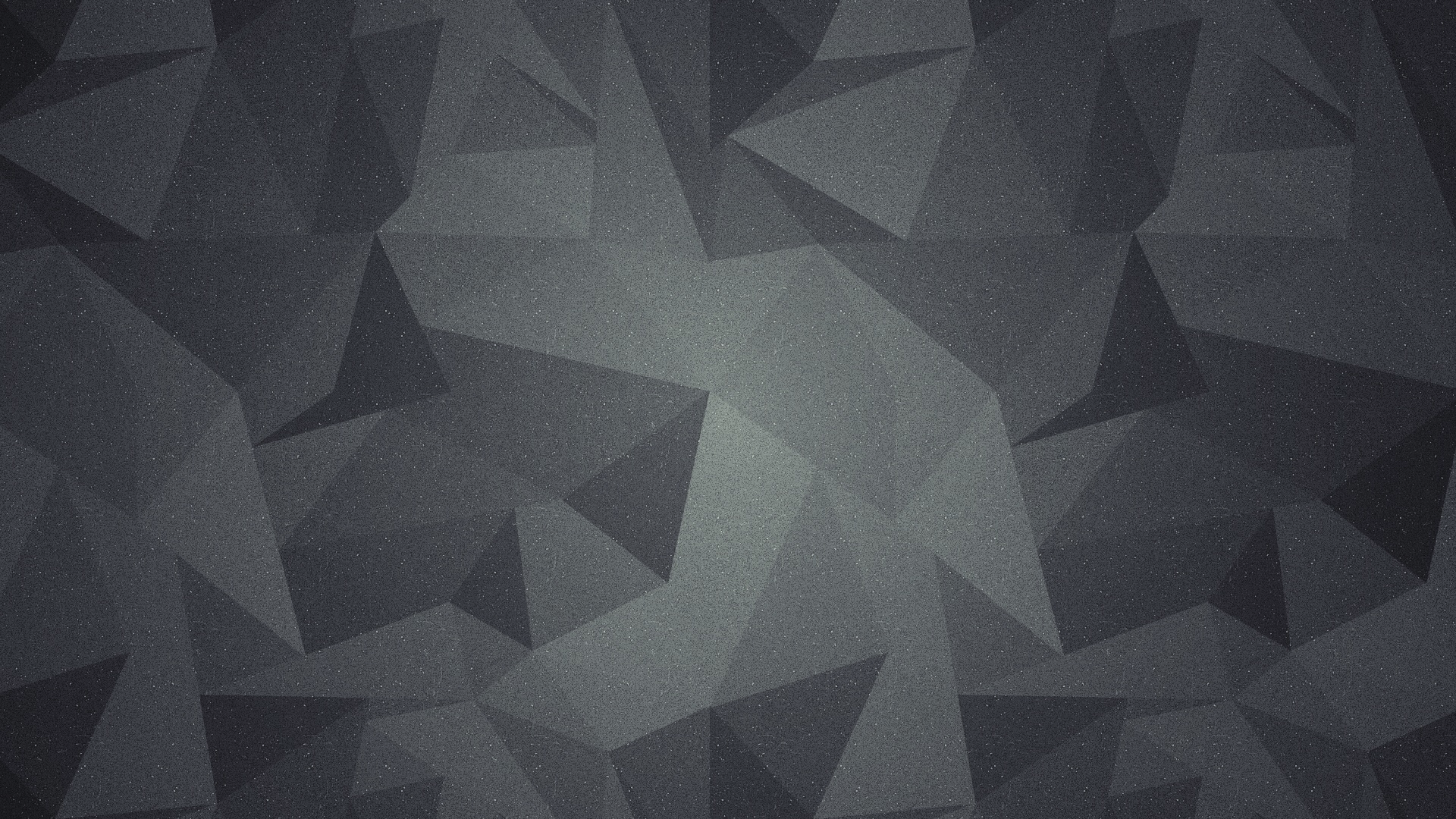 Abstract Gray Low Poly Minimalism Geometry Digital Art Polygon Art 1920x1080