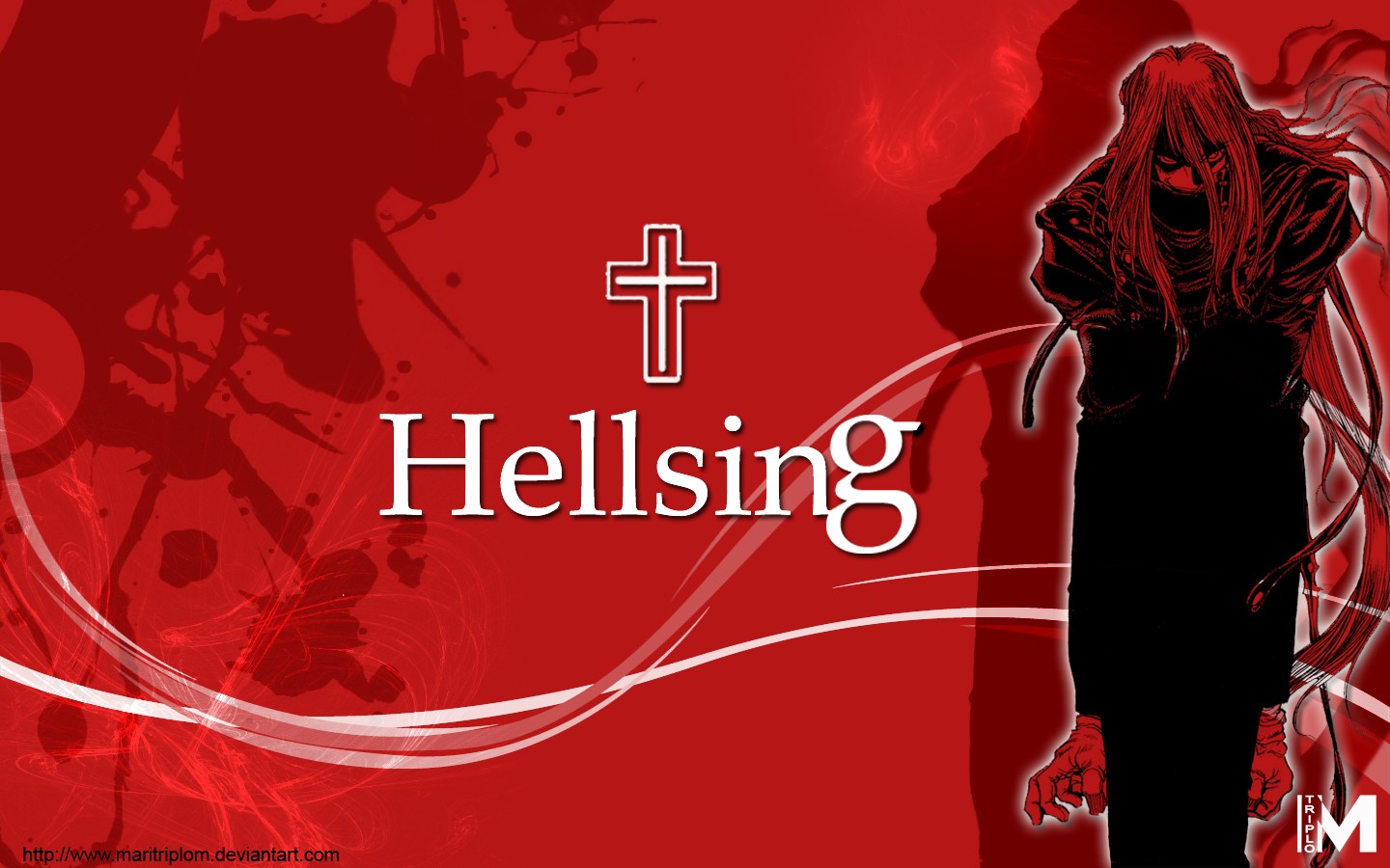 Anime Hellsing Alucard Red 1440x900