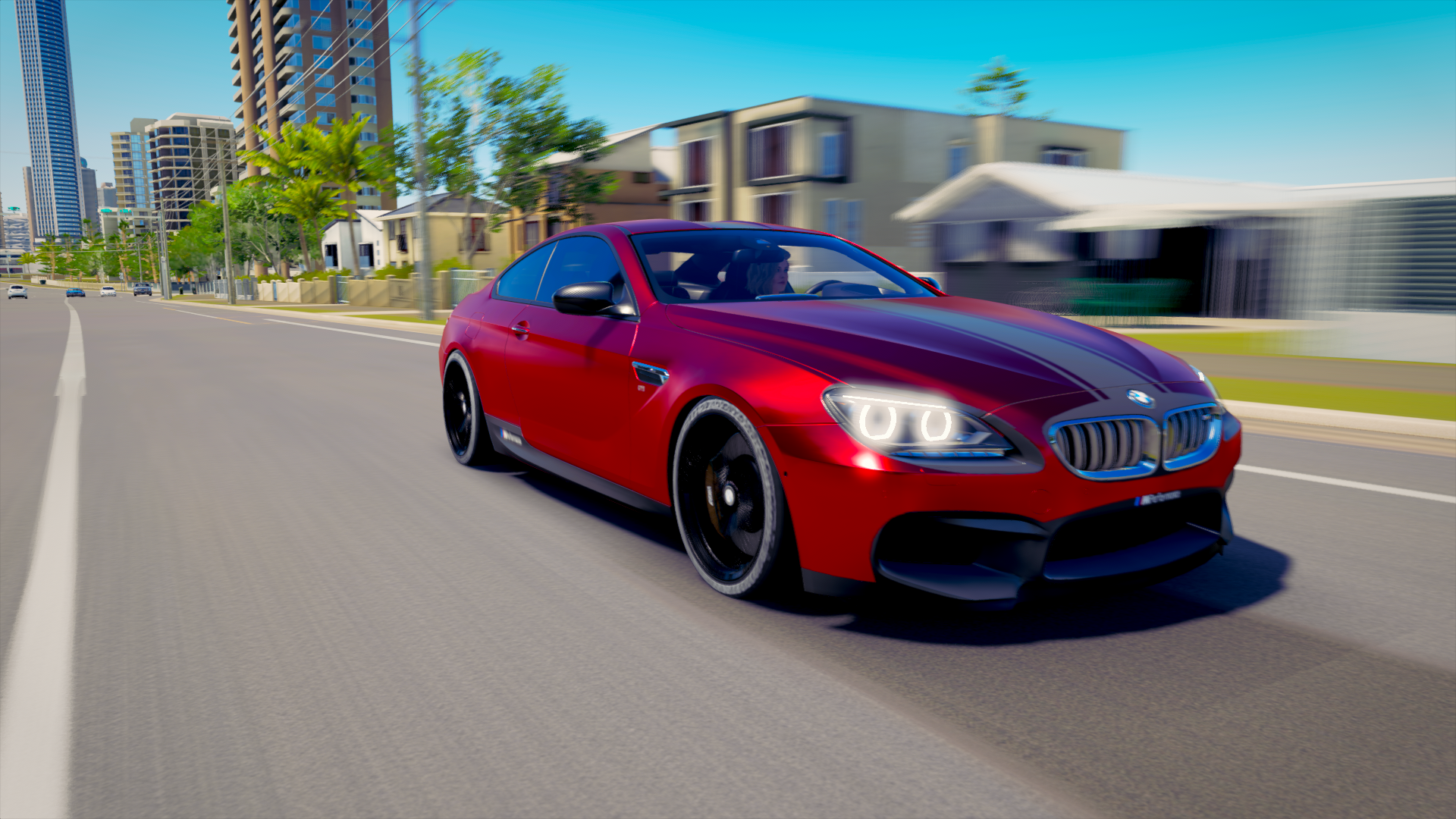 BMW Forza Horizon 3 Video Games Red Cars Car BMW F12 F13 F06 BMW 6 Series 1920x1080