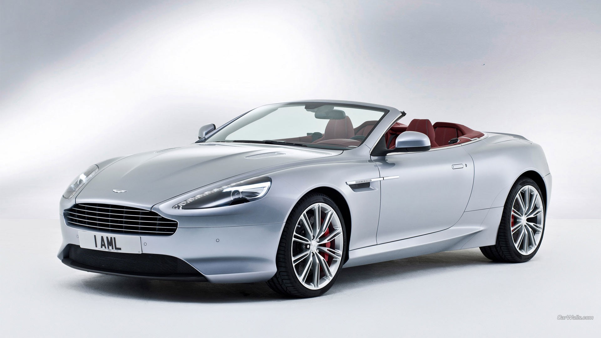 Aston Martin DB9 Car Sports Car Cabriolet Aston Martin Grey Cars 1920x1080