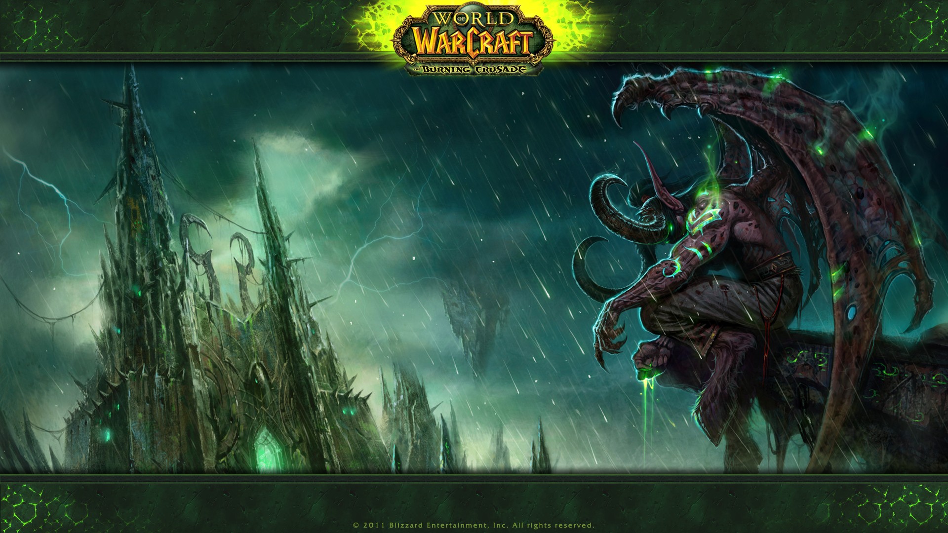 World Of Warcraft World Of Warcraft The Burning Crusade Illidan Stormrage Video Games 1920x1080