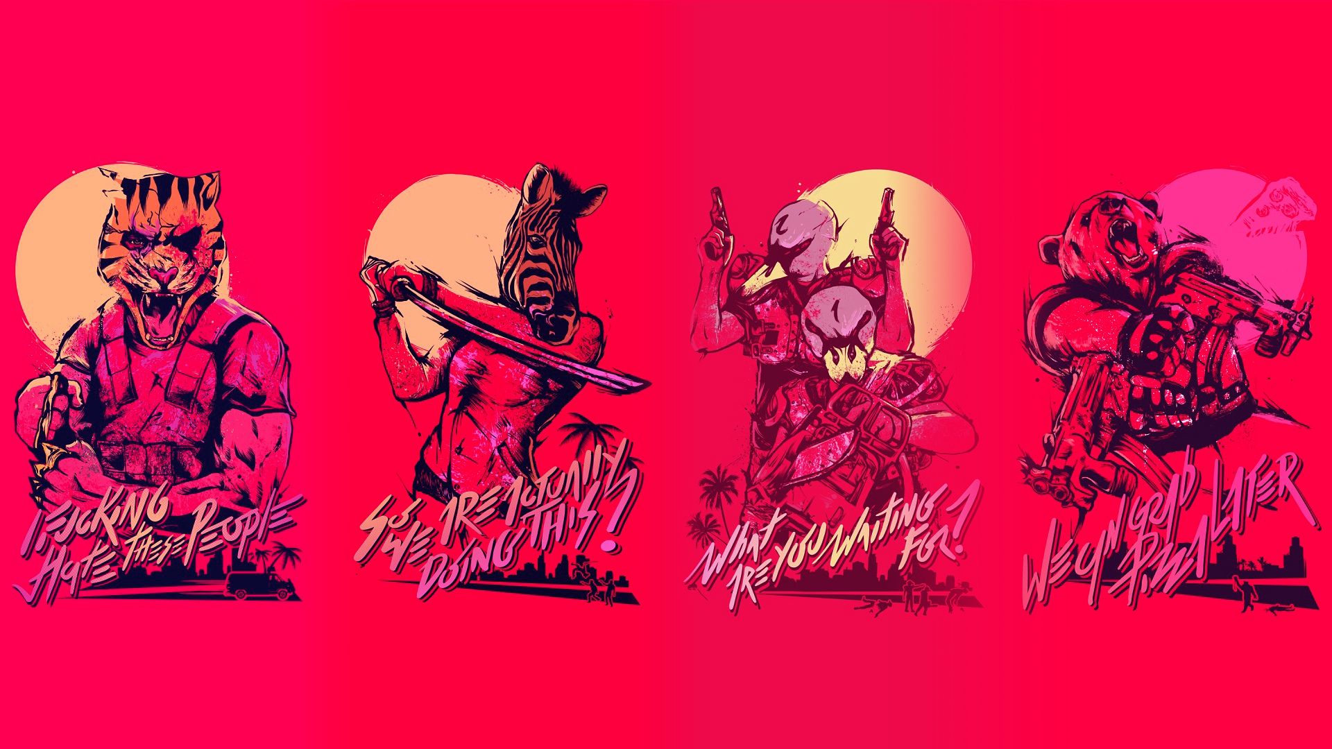 Video Games Red Hotline Miami 1920x1080