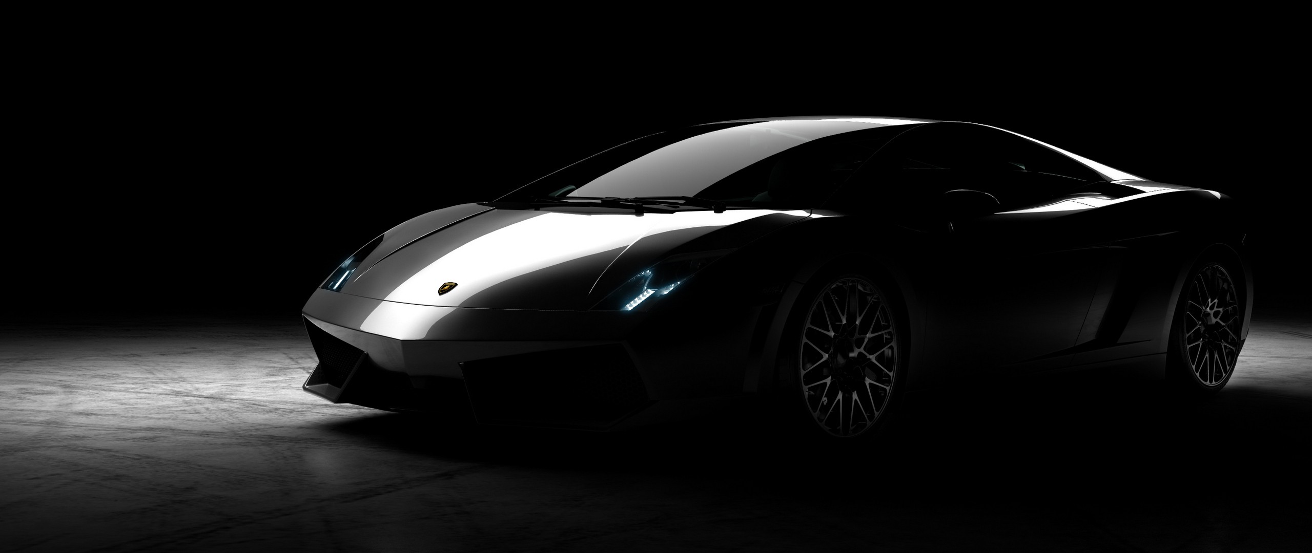 Lamborghini Gallardo LP560 4 Spotlights Car 2560x1080