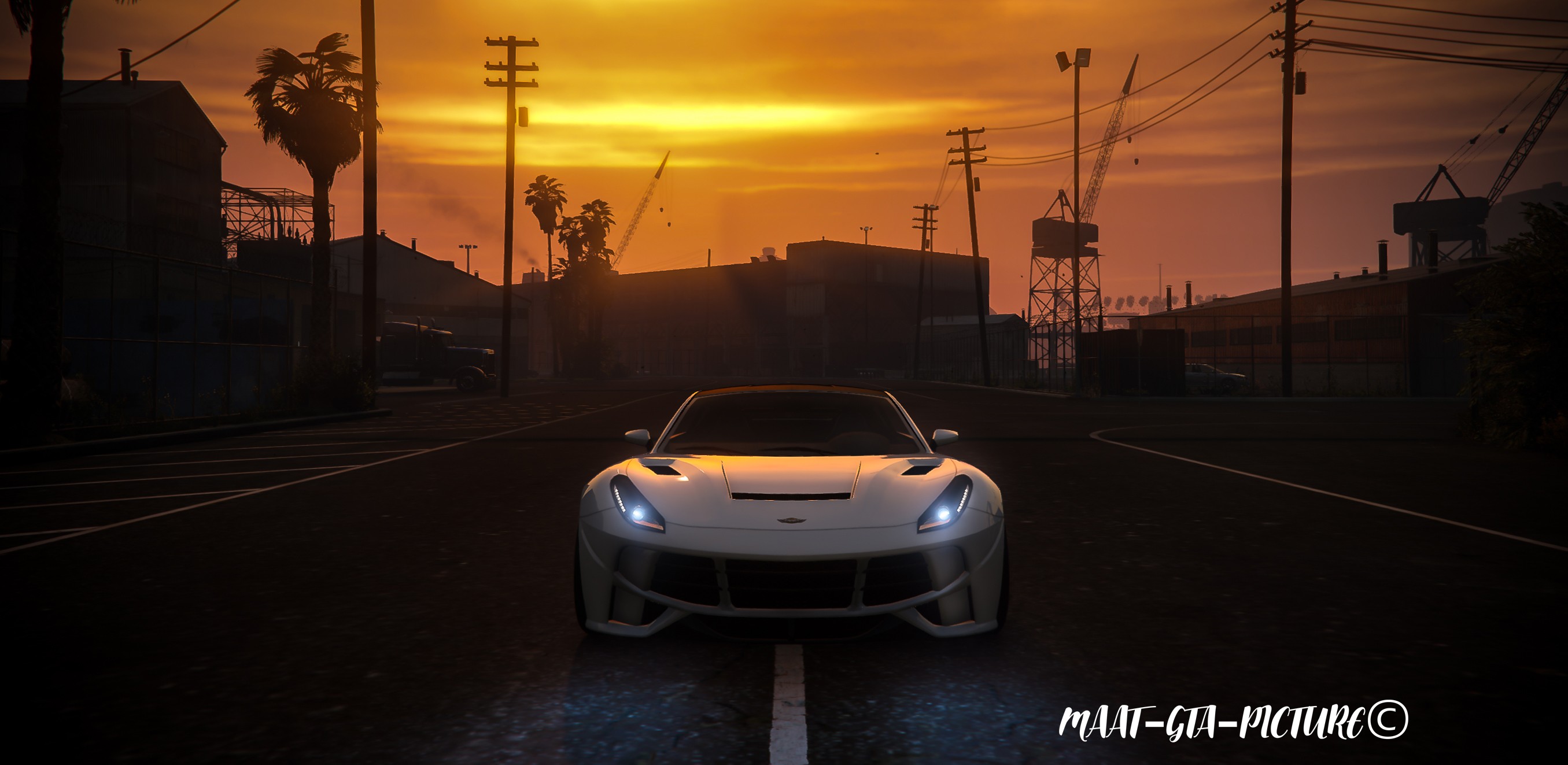 Grand Theft Auto V Gamers Photography Rockstar Games Car Photoshop Maatpicture 2711x1323