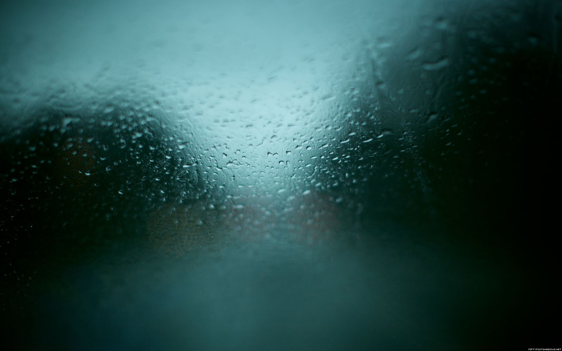 Rain Water On Glass Blurred 1920x1200