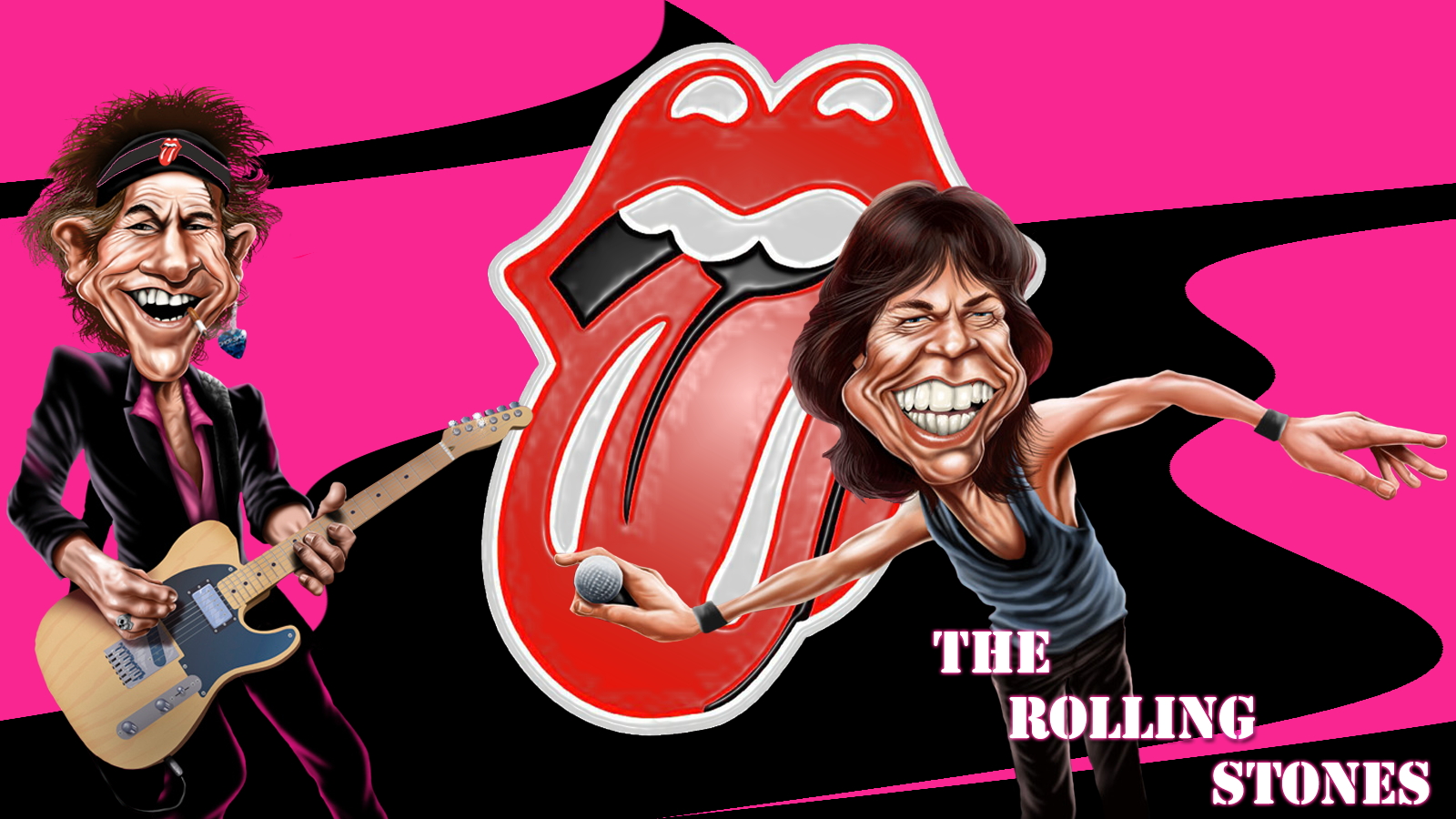 The Rolling Stones Rock Music 1600x900