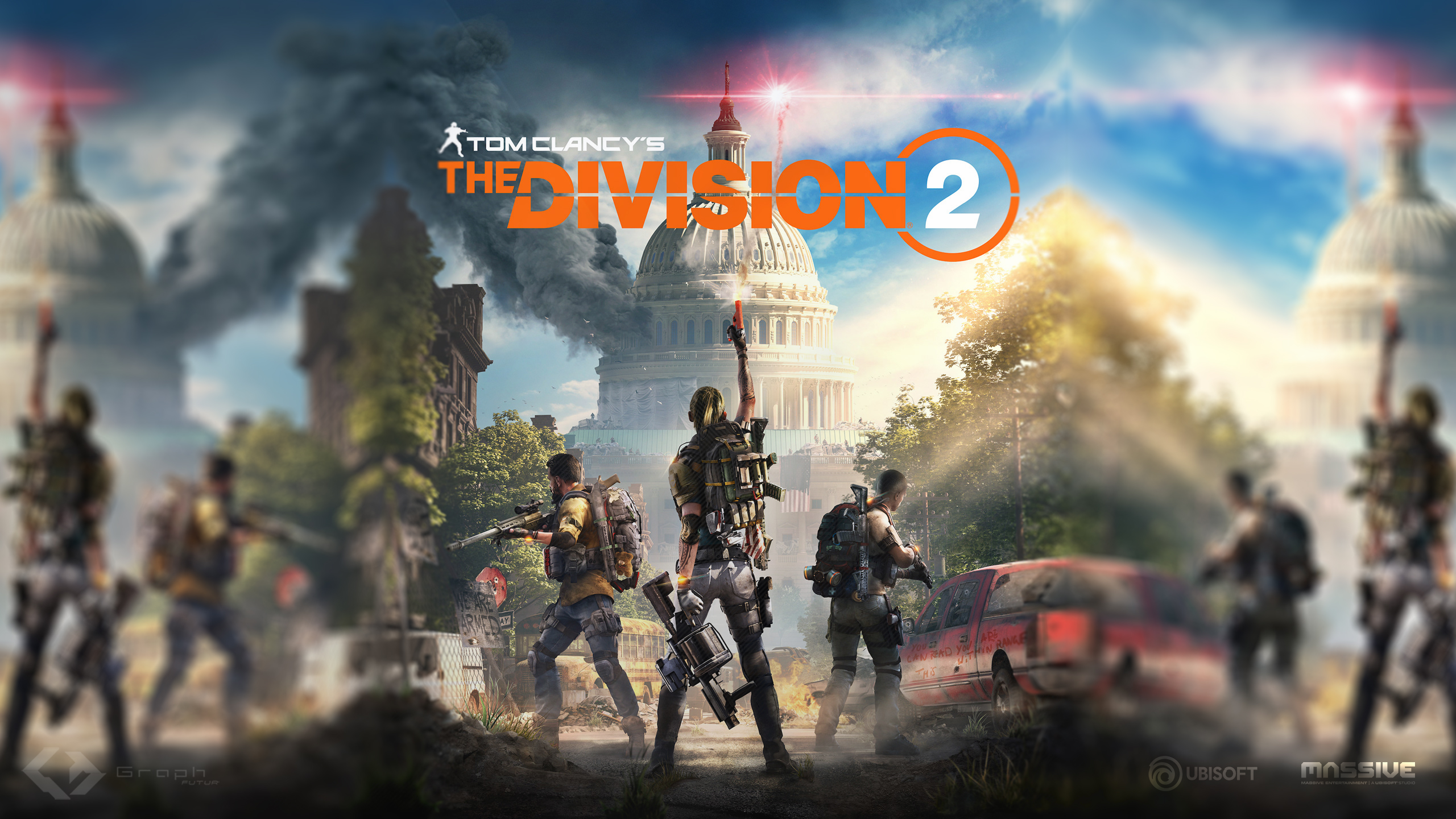 Tom Clancys The Division 2 Tom Clancys The Division Video Game Art Video Games 2560x1440