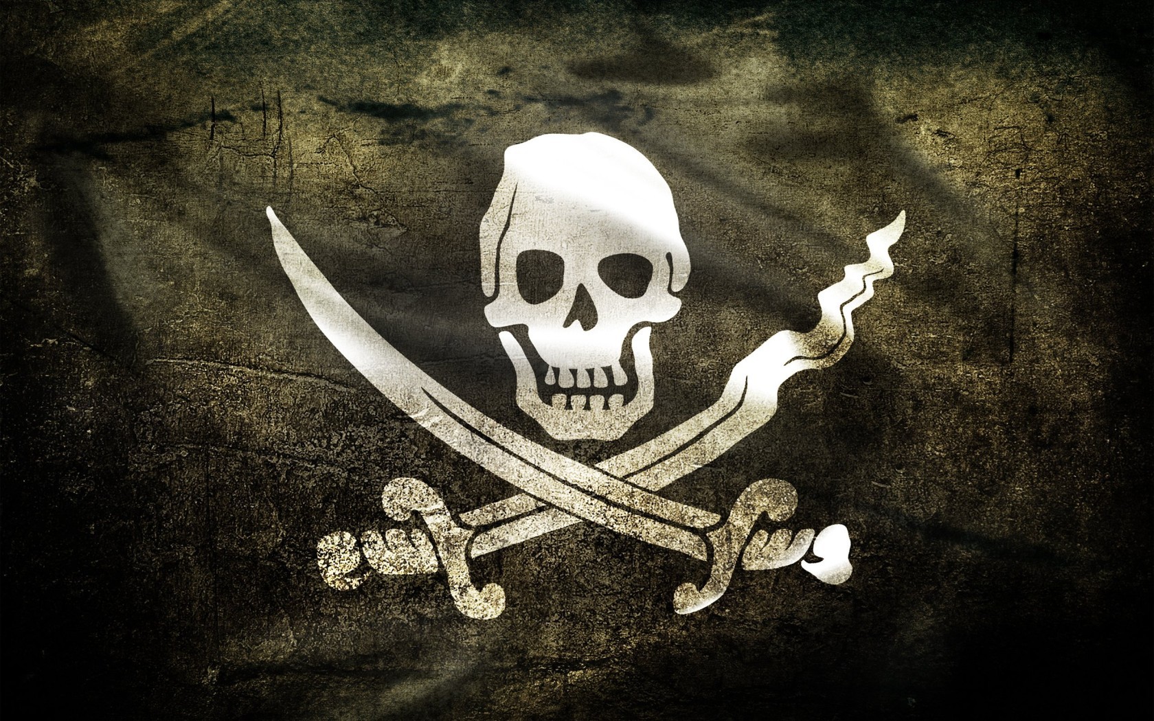 Pirates Of The Caribbean Pirates Pirate Flag 1680x1050