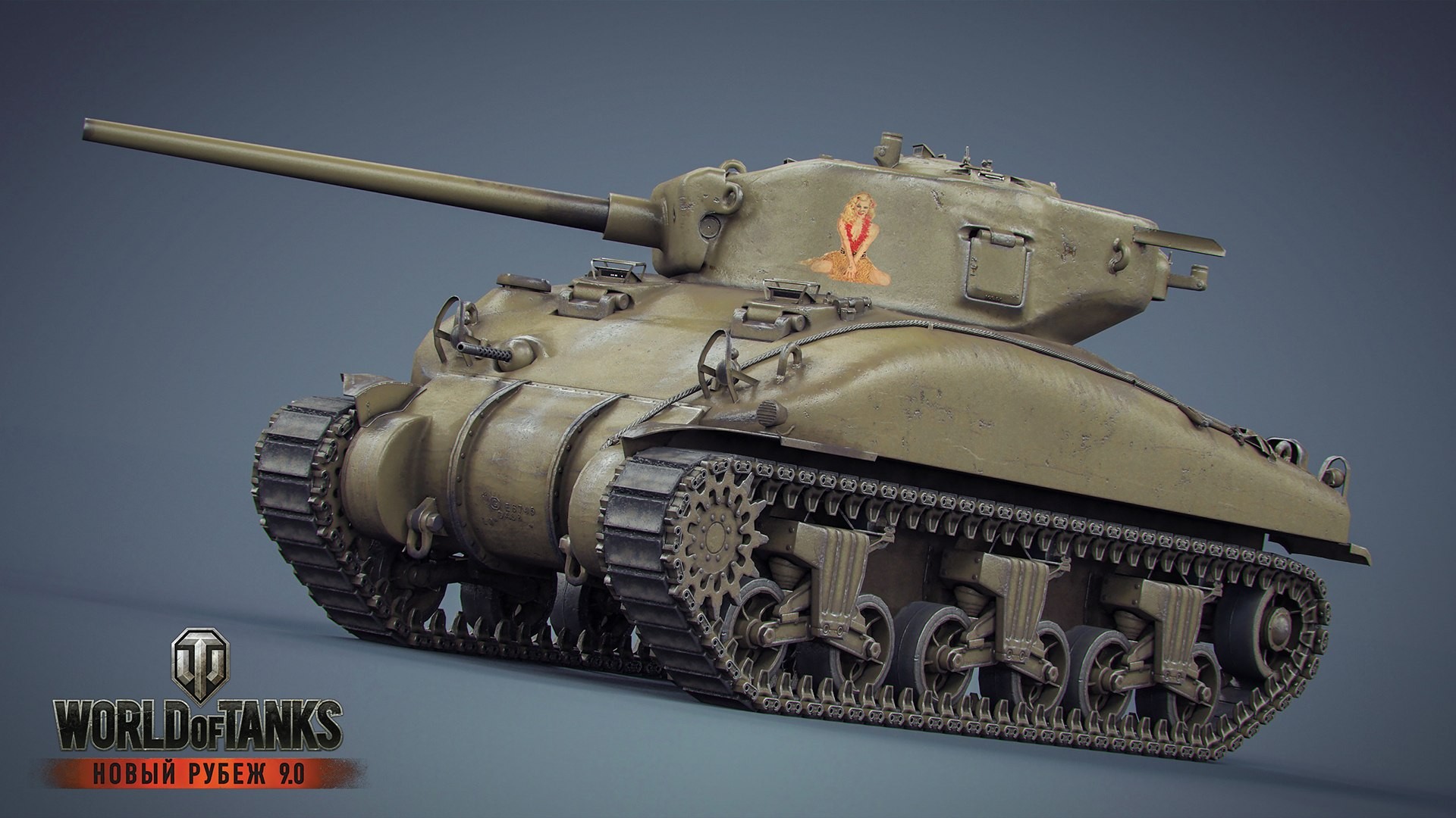 World Of Tanks Tank Wargaming Video Games Render M4 Sherman 1920x1080