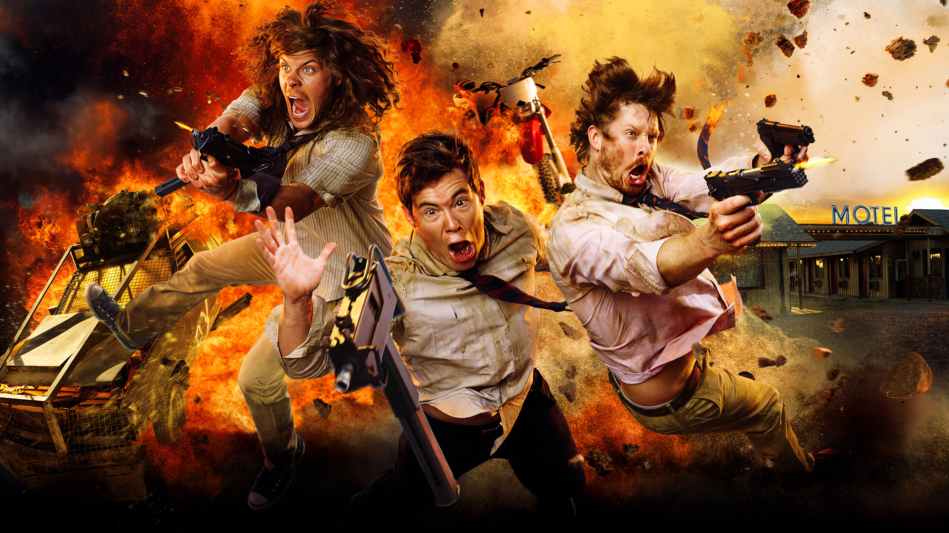 Blake Anderson Adam DeVine Anders Holm 1920x1080