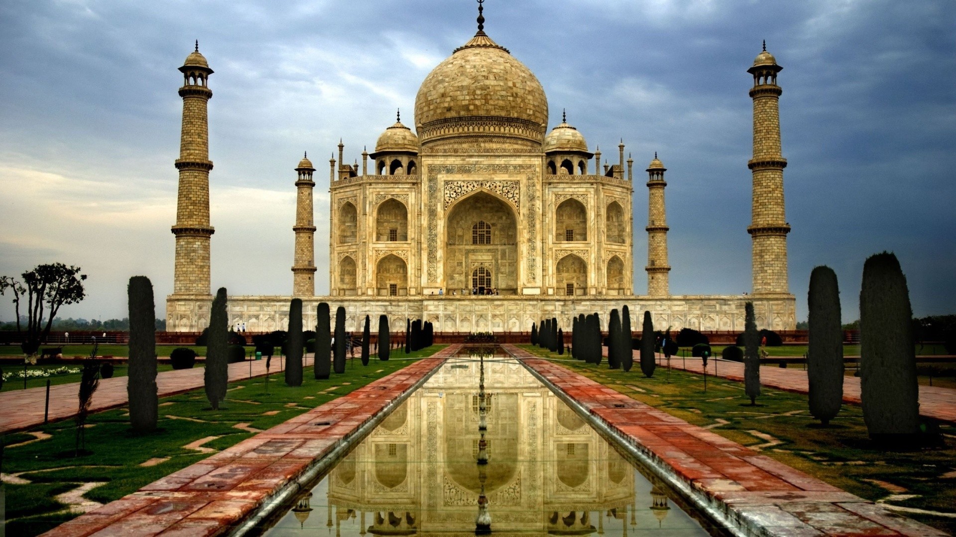 Building Architecture Taj Mahal India 1920x1080