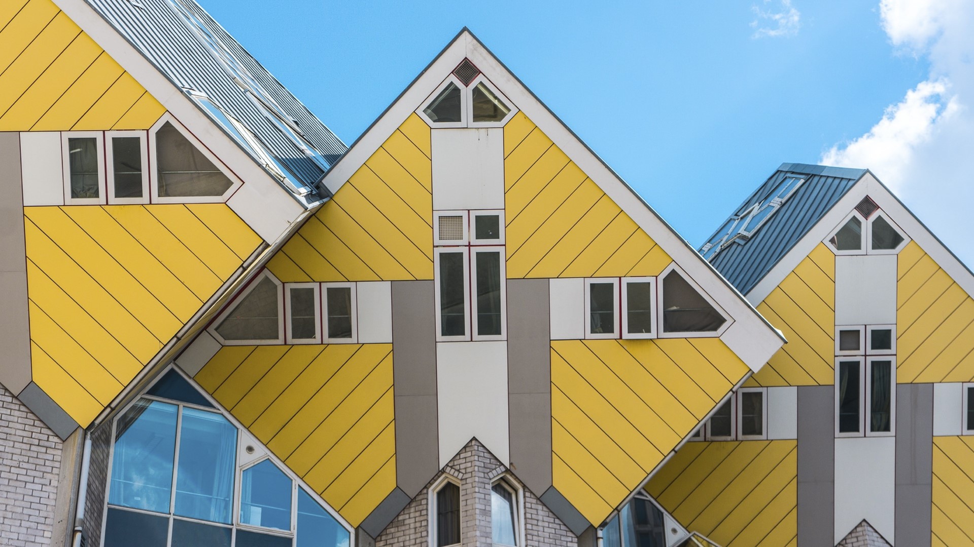 House Architecture Rotterdam 1920x1080
