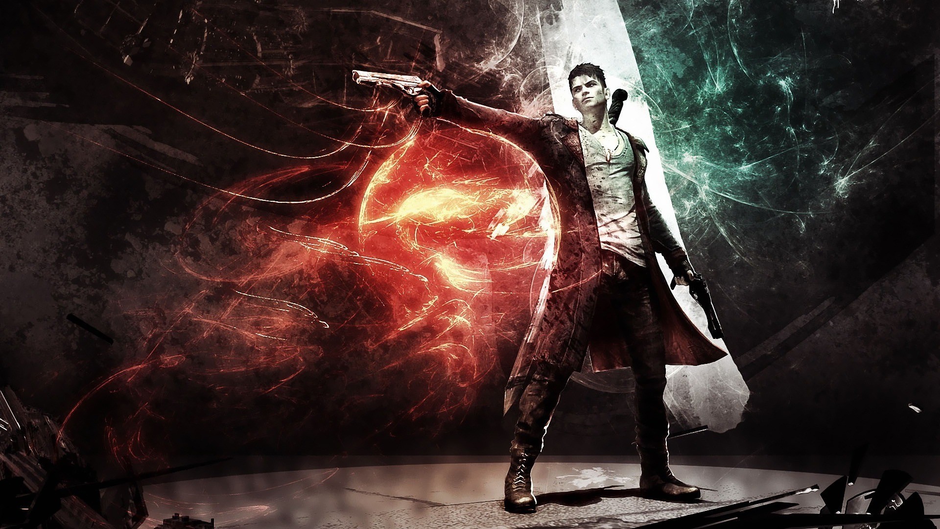 DmC Devil May Cry Dante Pistol Video Games 1920x1080