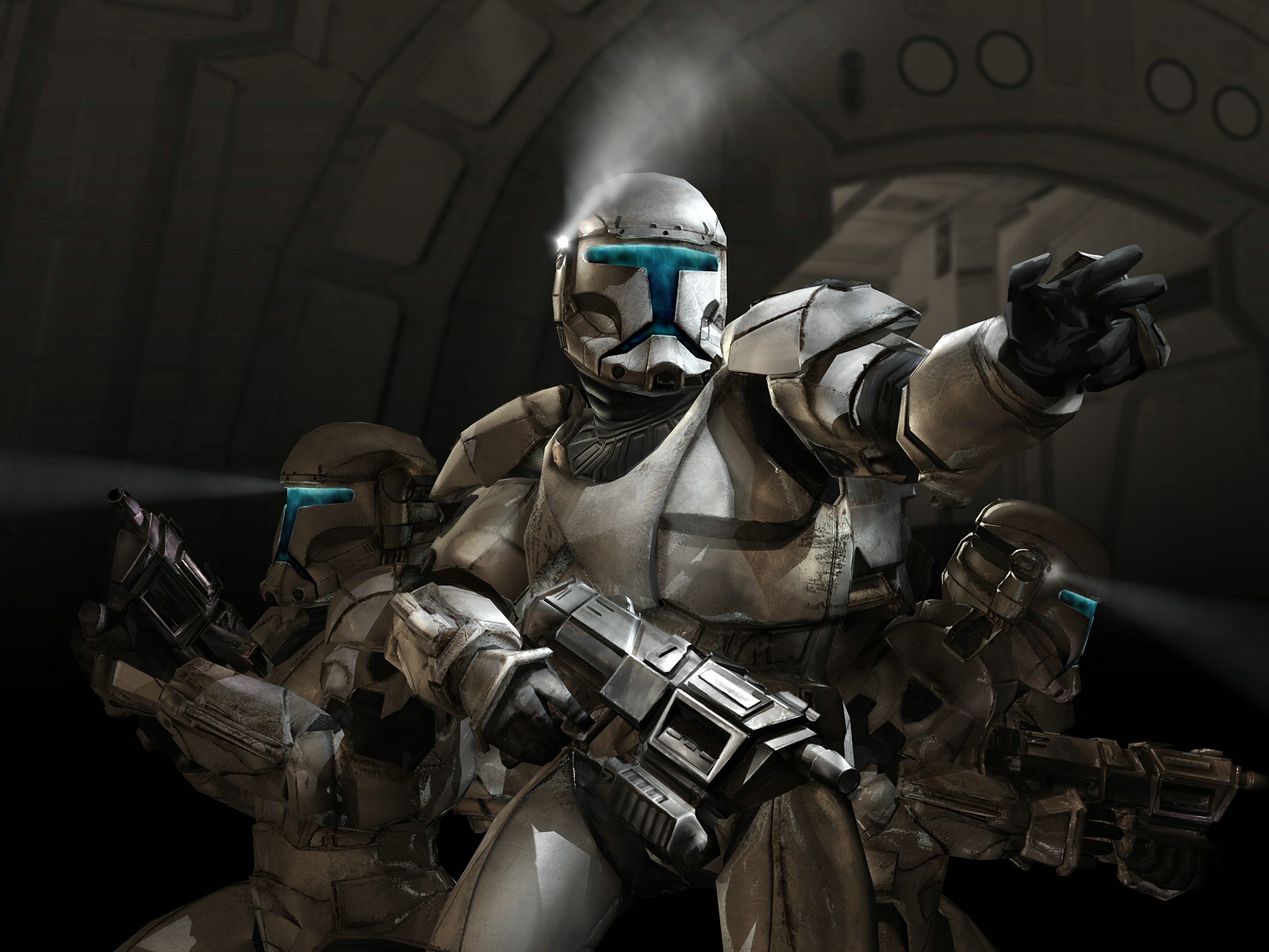 Star Wars Video Games Clone Trooper Armored Star Wars Republic Commando 1600x1200