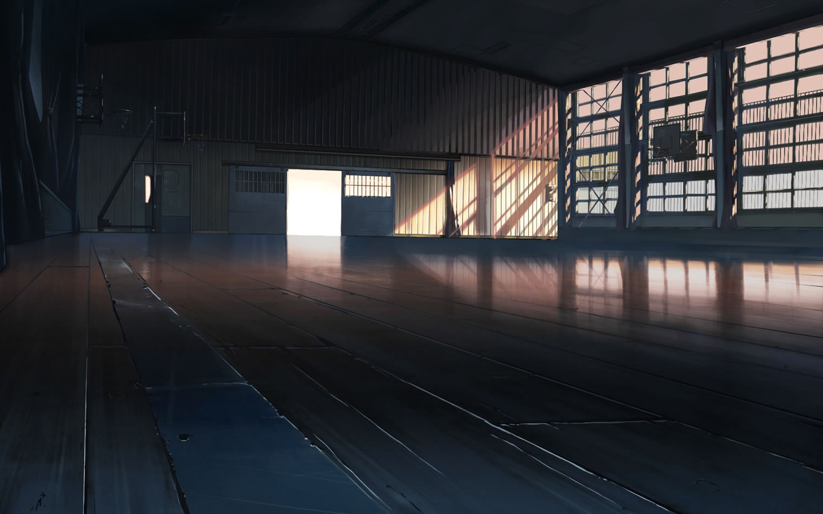 Gyms Room Basketball Animation Anime Artwork 1680x1050