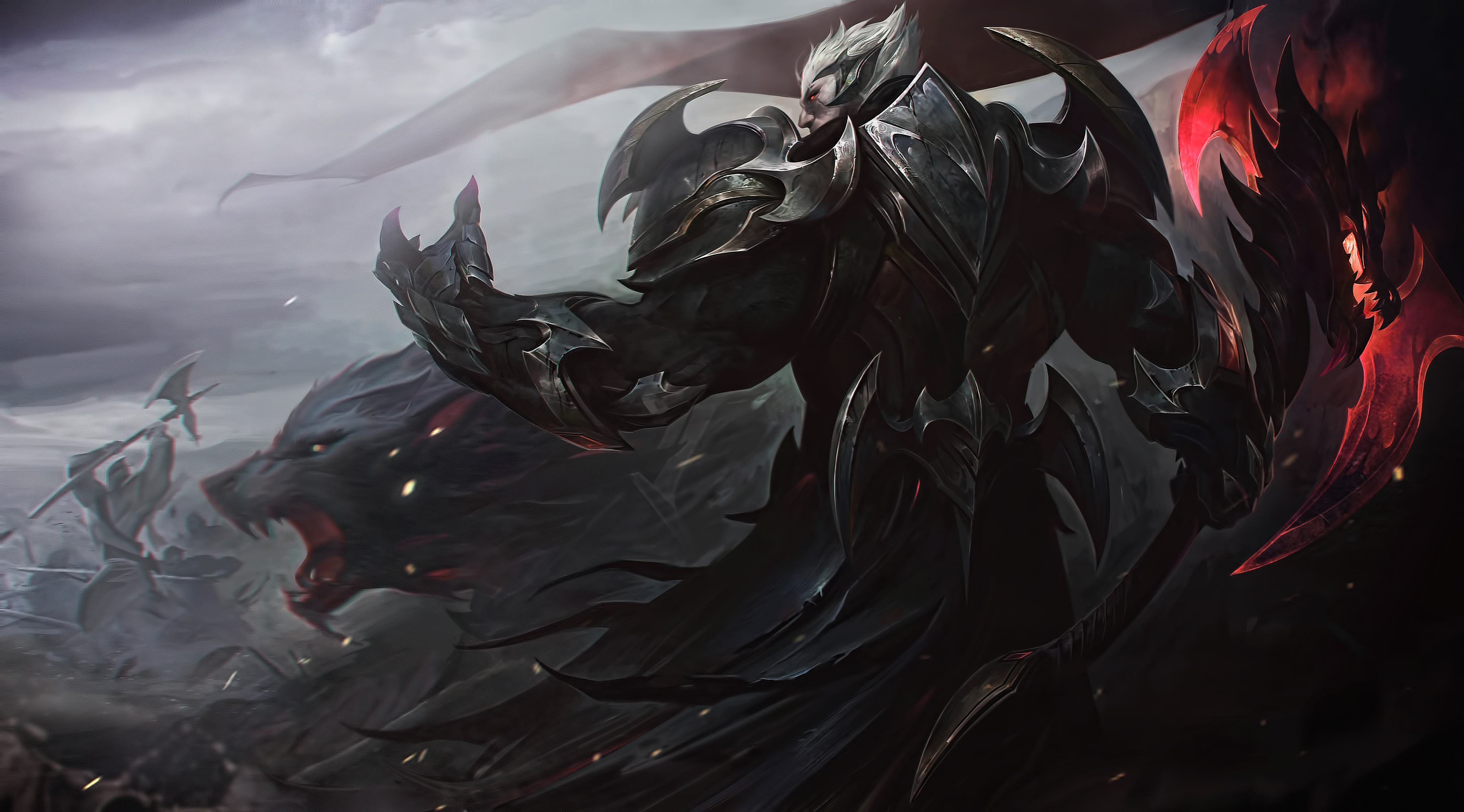 League Of Legends Darius Digital Art Noxus 4096x2273