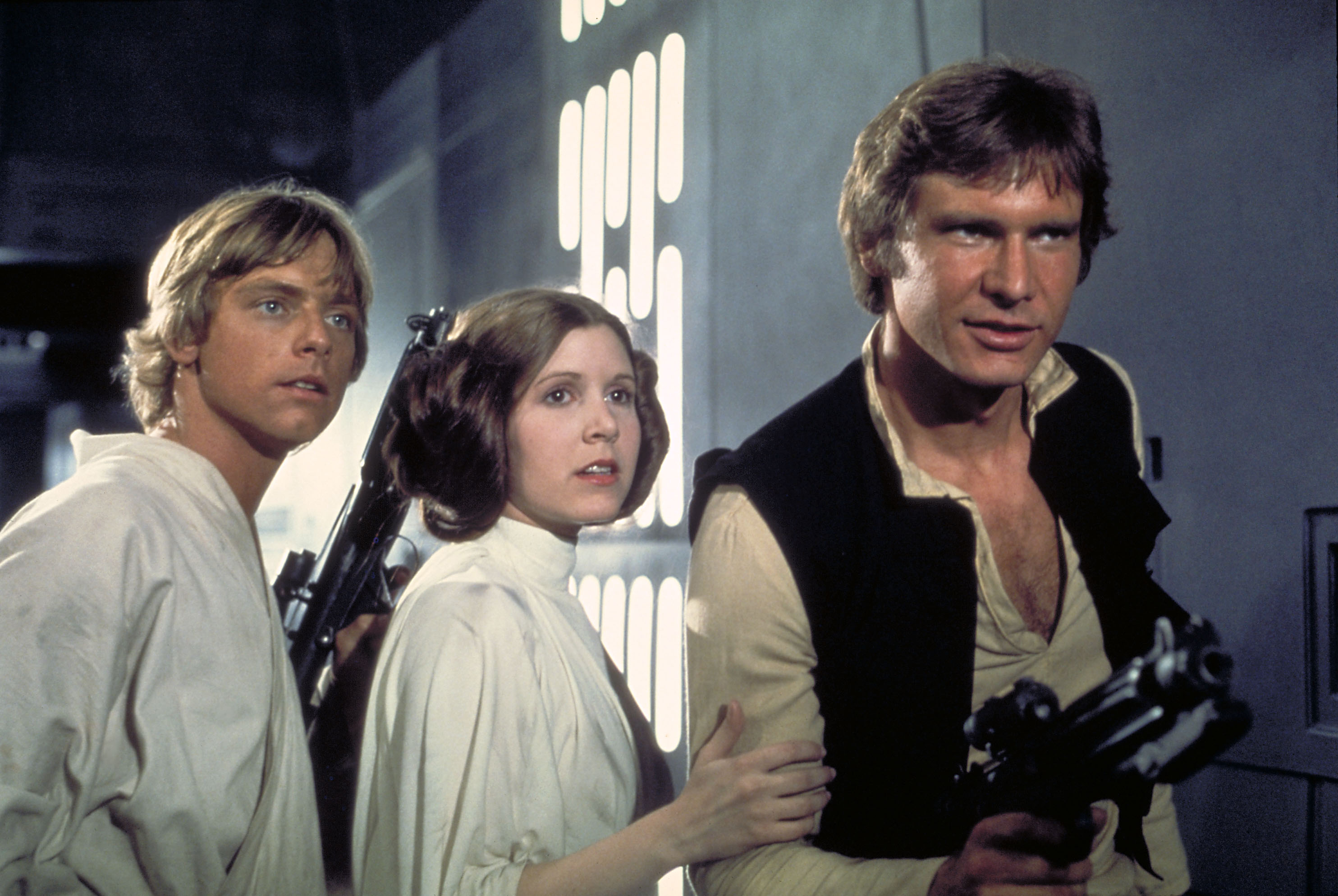 Han Solo Princess Leia Luke Skywalker 2968x1988