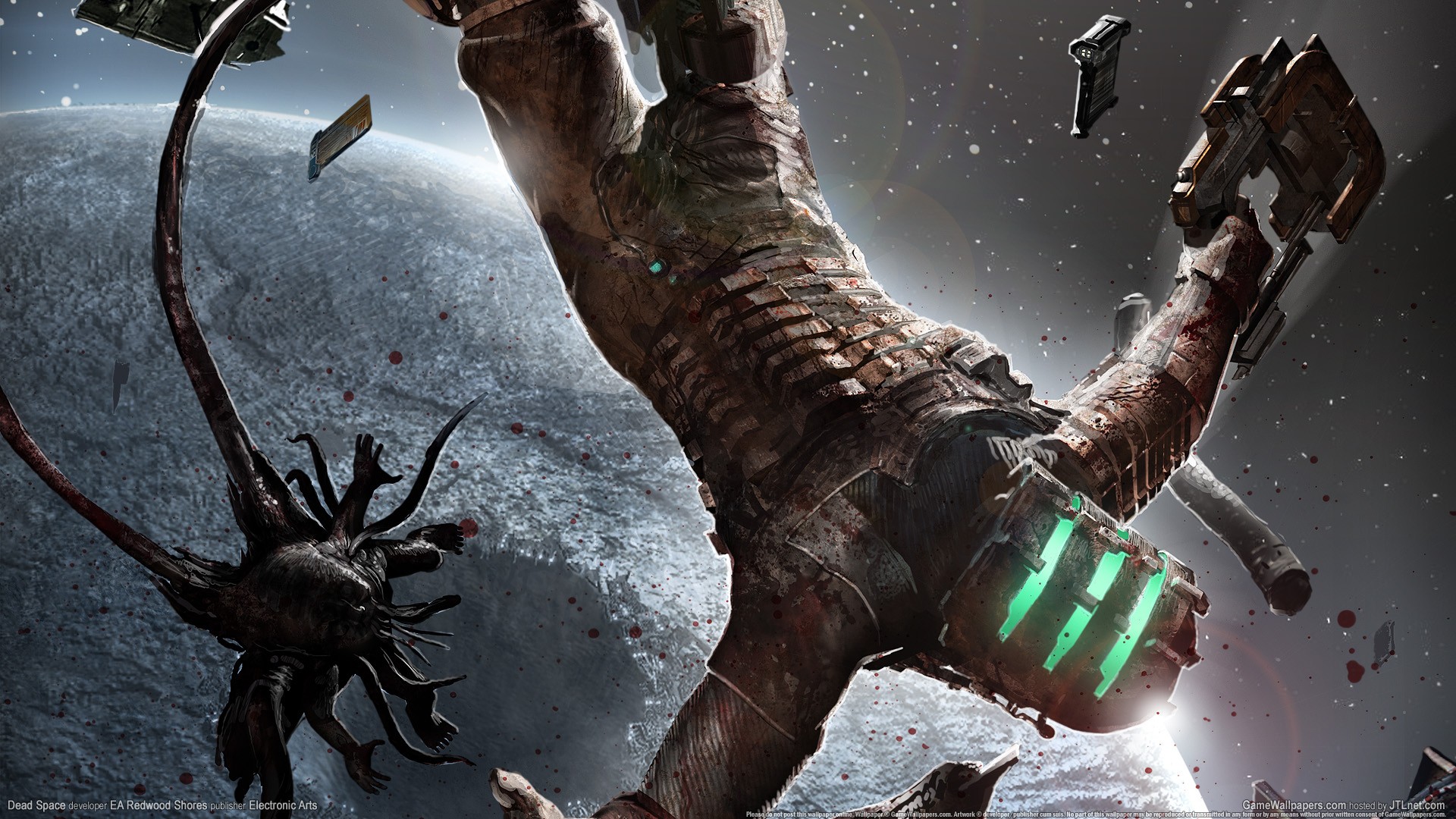 Dead Space Video Games Video Game Art Horror Science Fiction Space Video Game Heroes 1920x1080