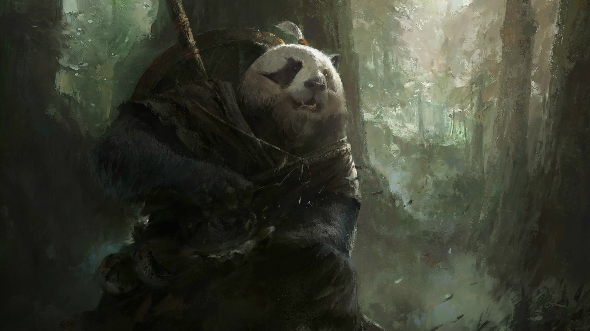 Fantasy Art Panda Magic World Of Warcraft Mists Of Pandaria World Of Warcraft 1920x1080