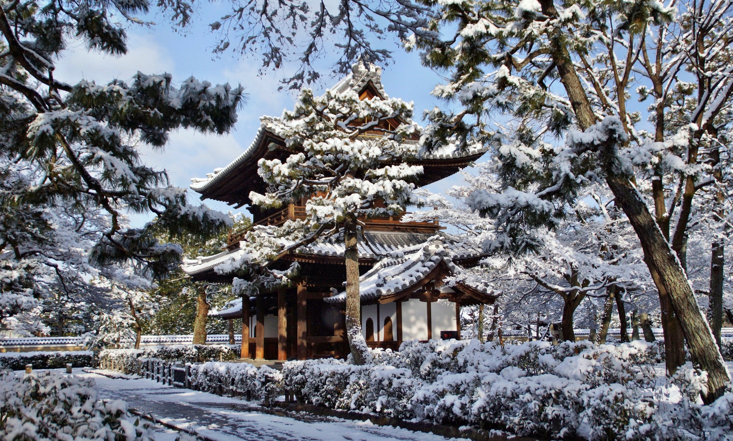 Winter Temple Kennin Ji Temple Kyoto 2930x1764