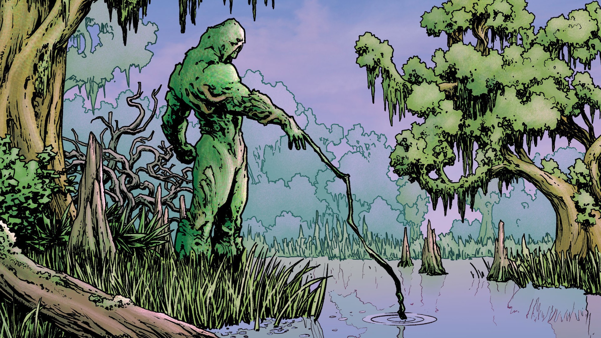 Swamp Thing Comic Books Vertigo Alan Moore 1920x1080