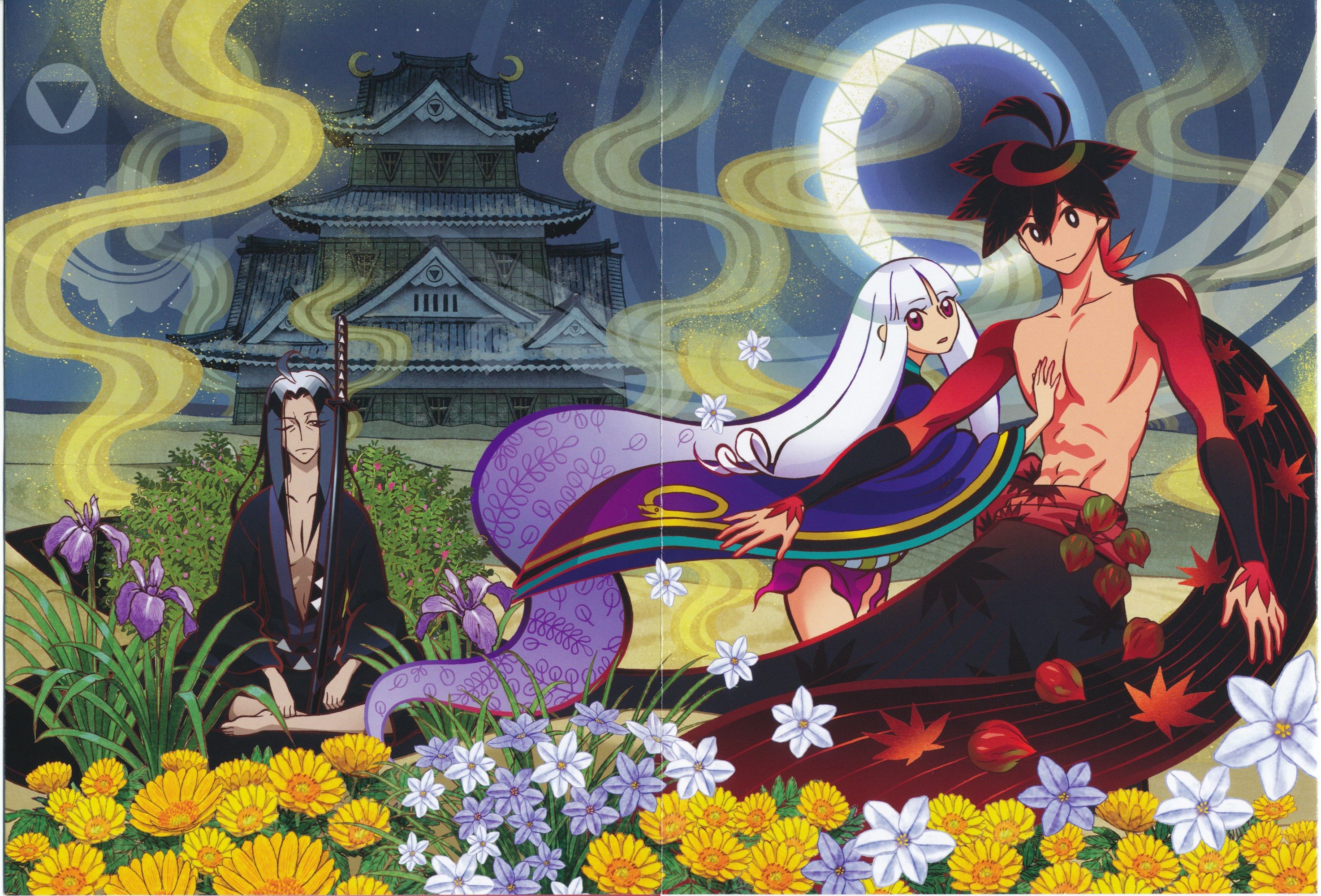 Anime Katanagatari Anime Girls Anime Boys Red Eyes 2948x2000