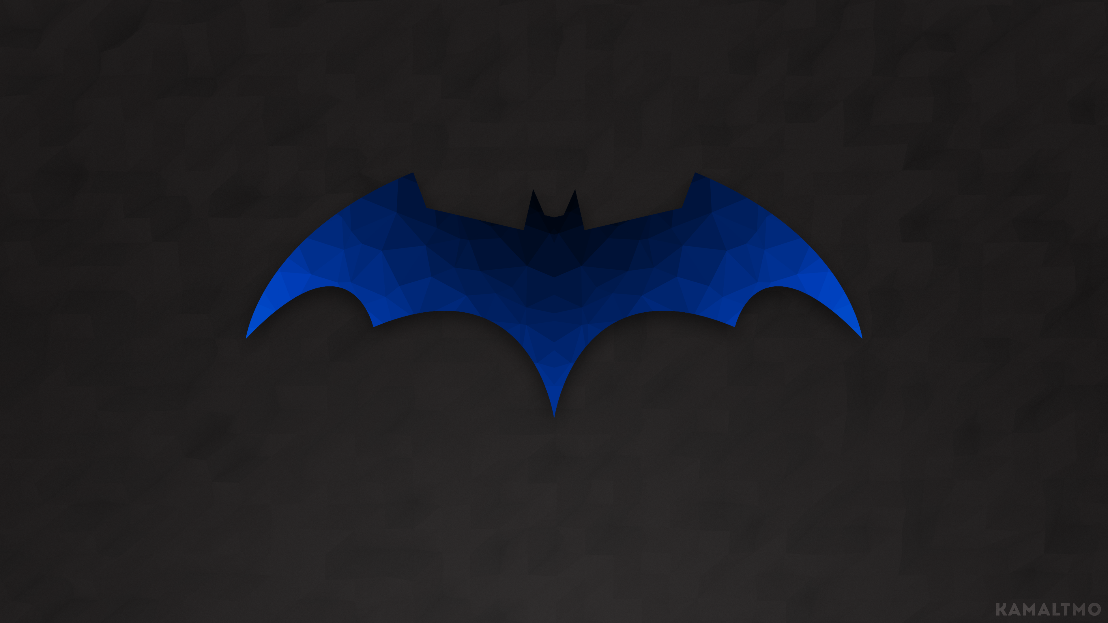 Batman Batman Logo Logo Poly Polygon Art Low Poly Vector 3840x2160