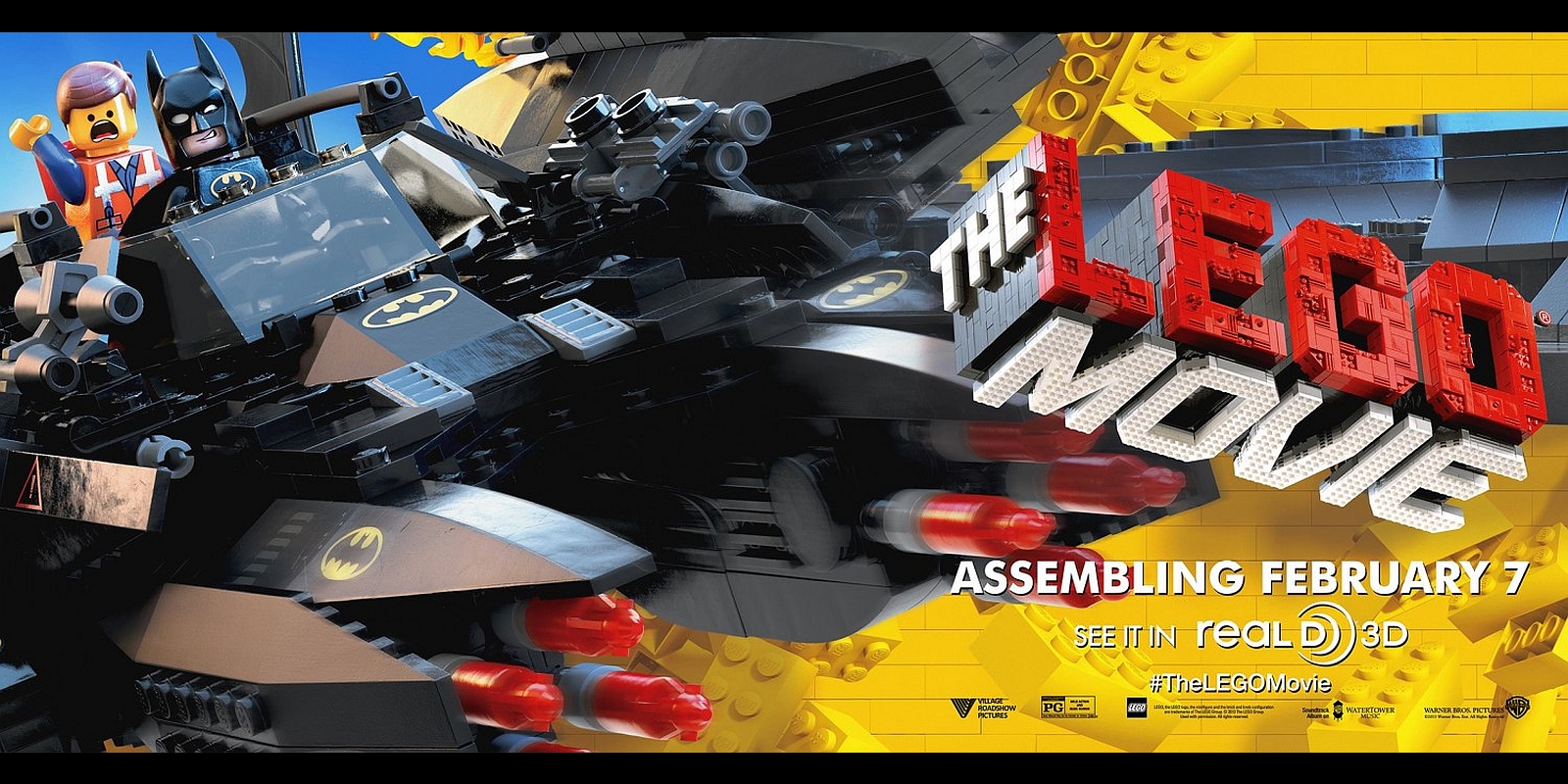 Emmet The Lego Movie Lego Movie Batman Text Logo 1600x800