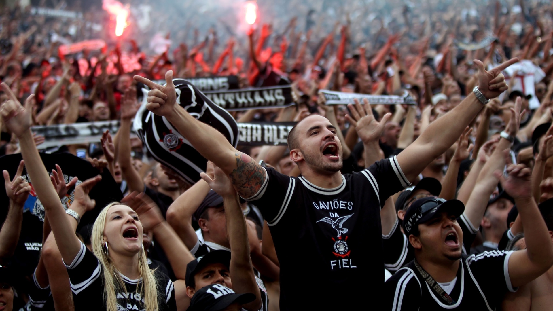 Corinthians Torcida Soccer Fans 1920x1080