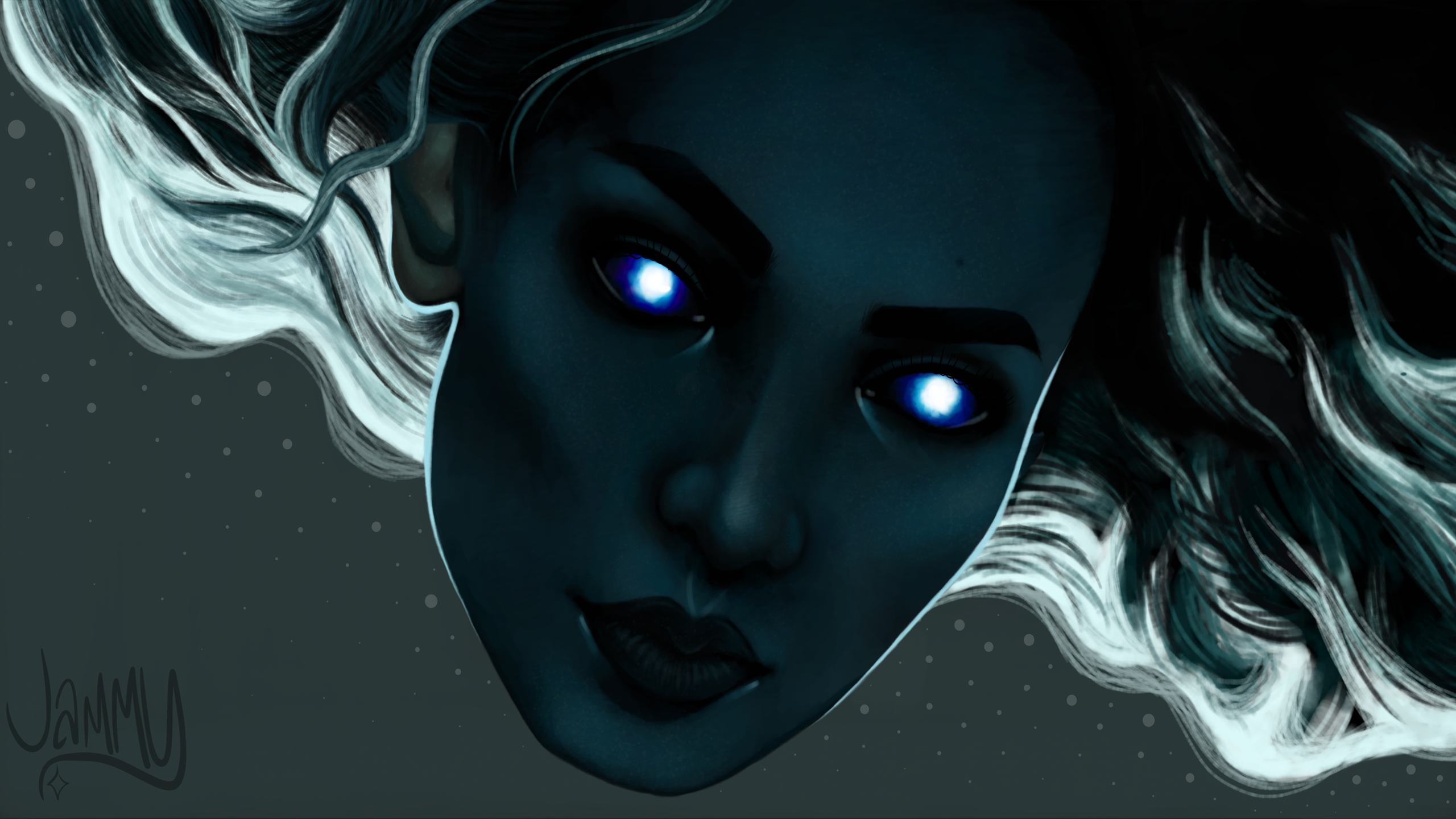 The Expanse Science Fiction Tv Series TV Digital Art Julie Mao Blue Eyes 2560x1440