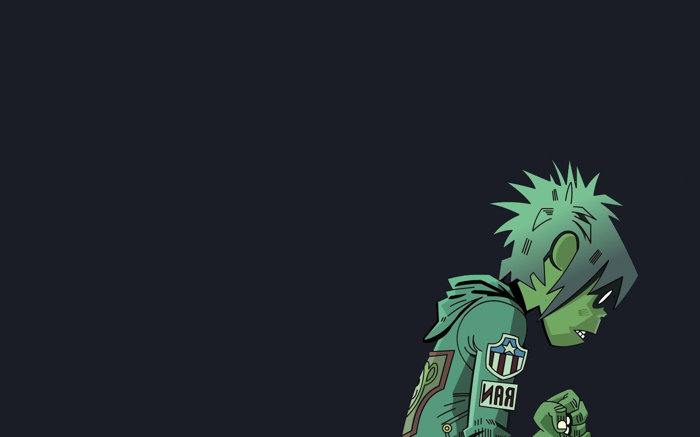 Gorillaz 2 D Trip Rock Jamie Hewlett 1440x900