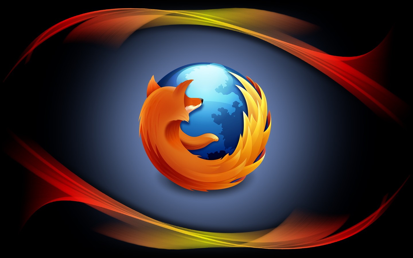 Mozilla Firefox Logo Internet Orange 1440x900