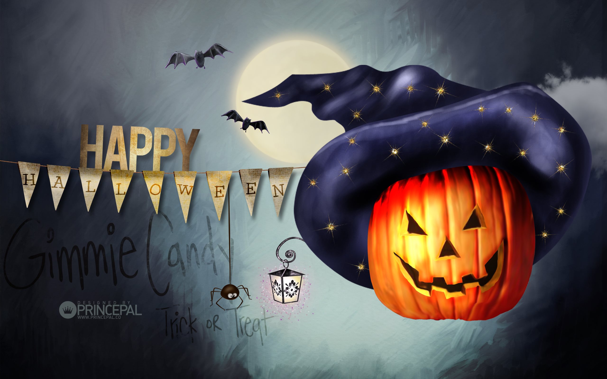 Halloween Holiday Pumpkin Happy Halloween 2560x1600