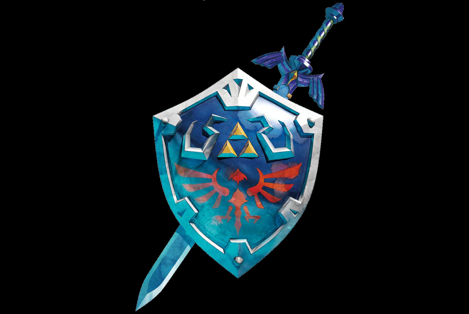 Video Games The Legend Of Zelda Master Sword Sword Hylian Shield 1552x1040
