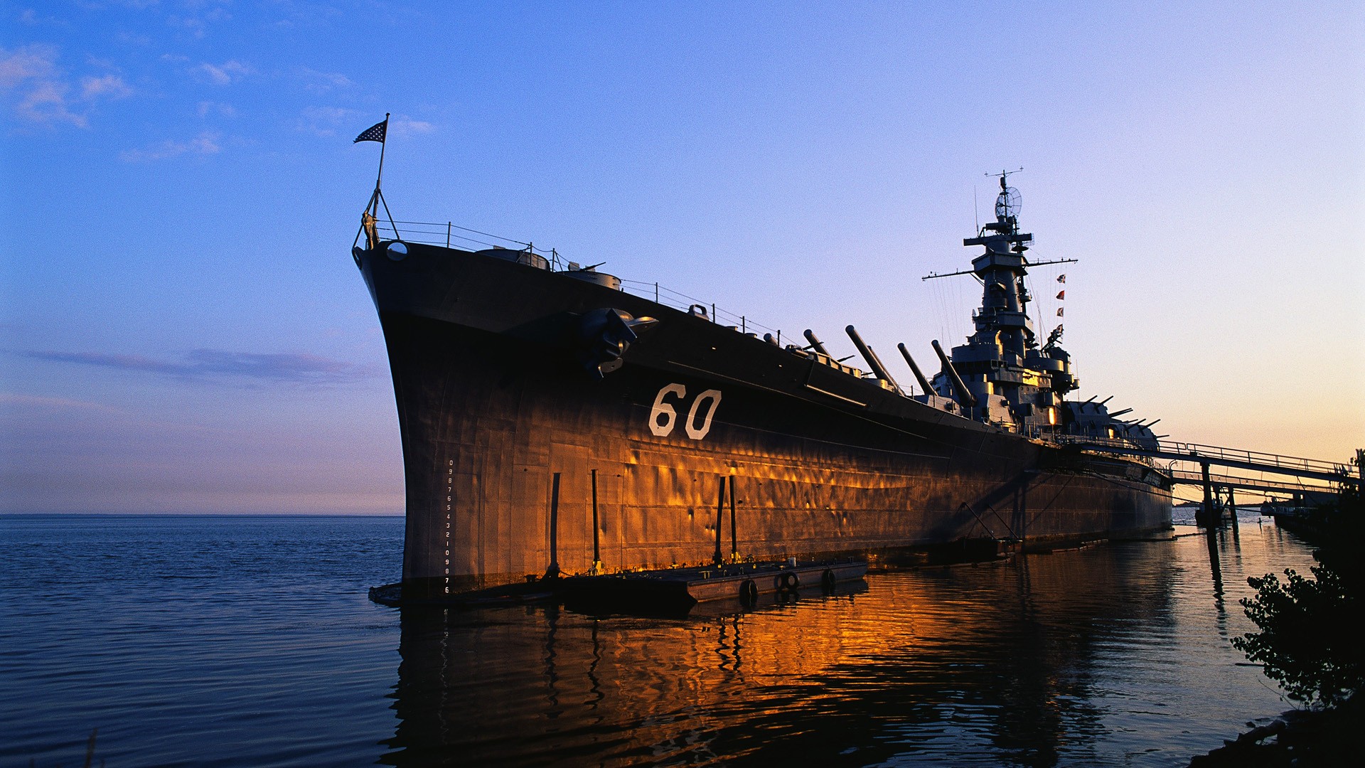 USS Alabama Battleships 1920x1080