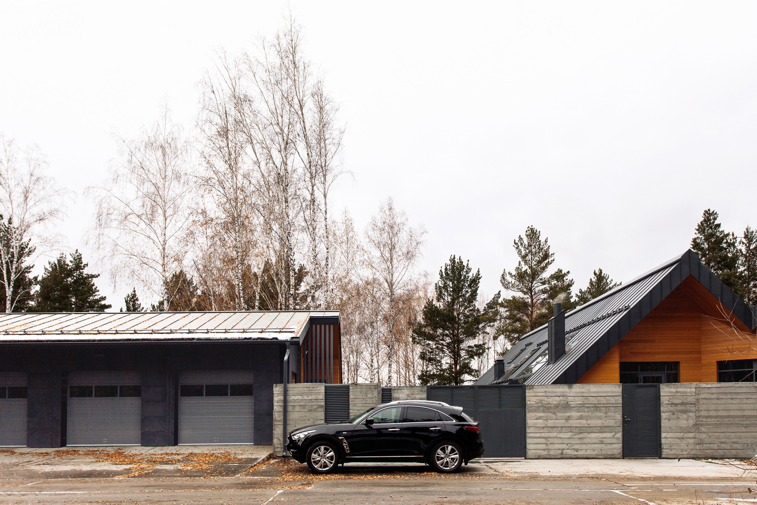House Architecture Mansions Modern Garage 1500x1000